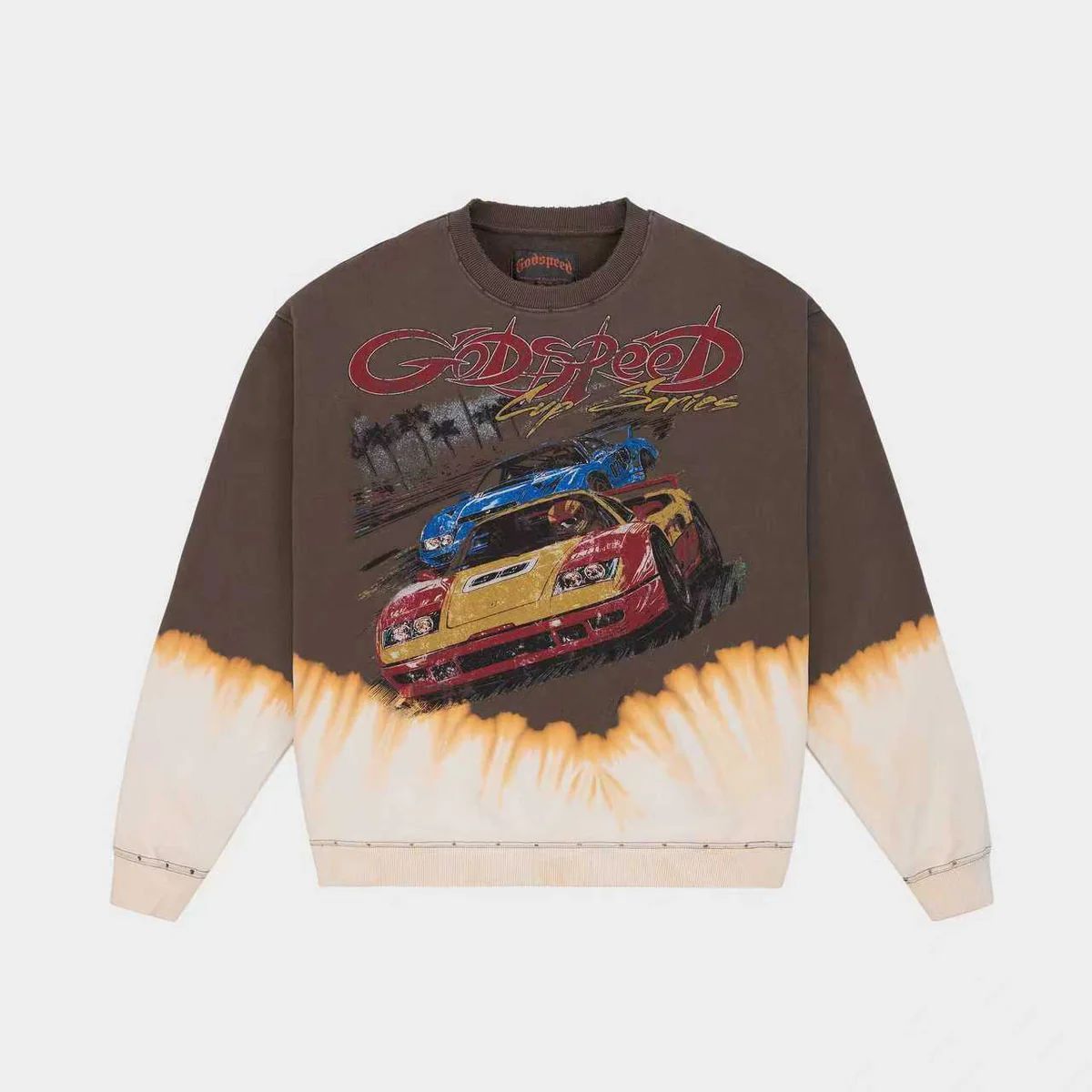 Godspeed Godspeed 'F-T-W' Brown Bleached Sweatshirt Size US XL / EU 56 / 4 - 1 Preview