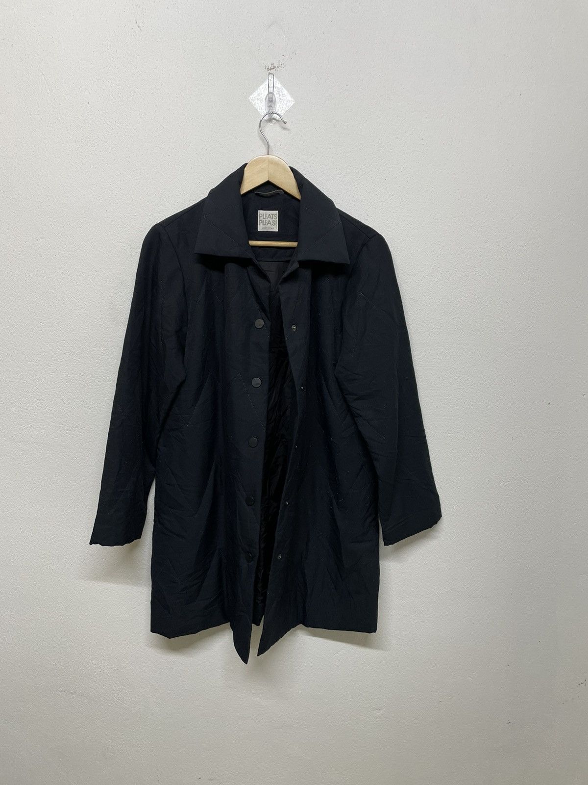 Pleats Please Issey Miyake Vintage Pleats Please Issey Miyake Button Down Coat Jacket Size US M / EU 48-50 / 2 - 3 Thumbnail