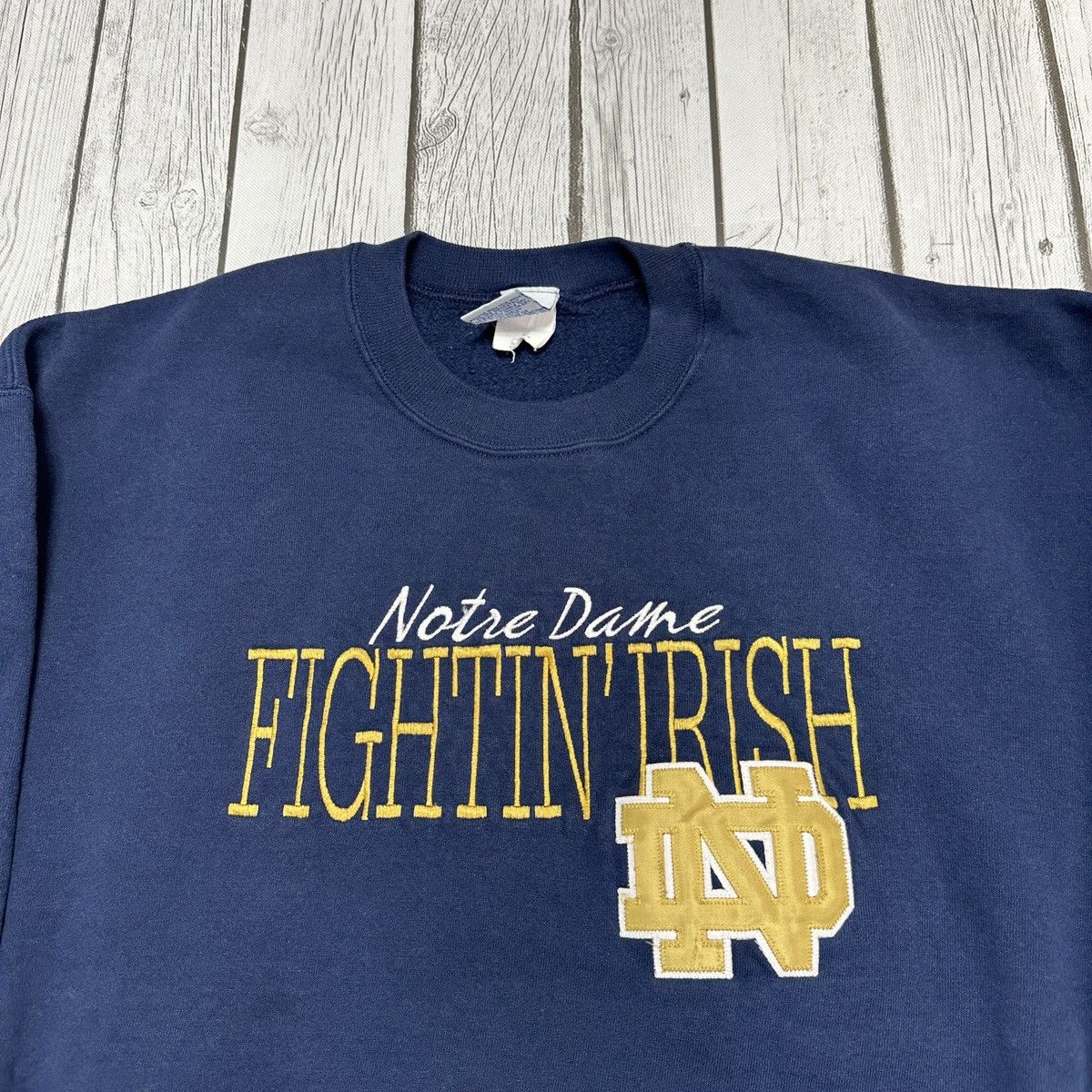 NCAA × The Game × Vintage Vintage Notre Dame Fighting Irish sweatshirt Size US XL / EU 56 / 4 - 3 Thumbnail