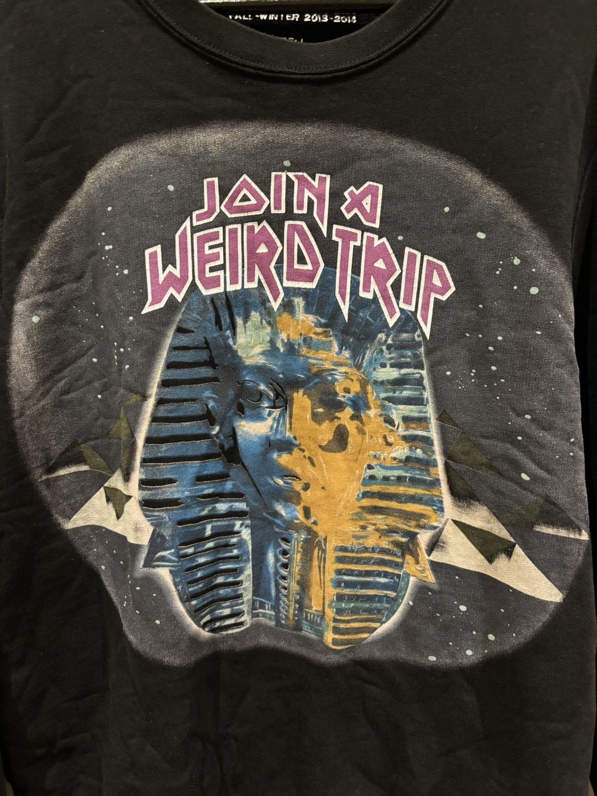 Balenciaga Balenciaga FW13 Join a Weird Trip Sweatshirt Black Size US L / EU 52-54 / 3 - 3 Thumbnail