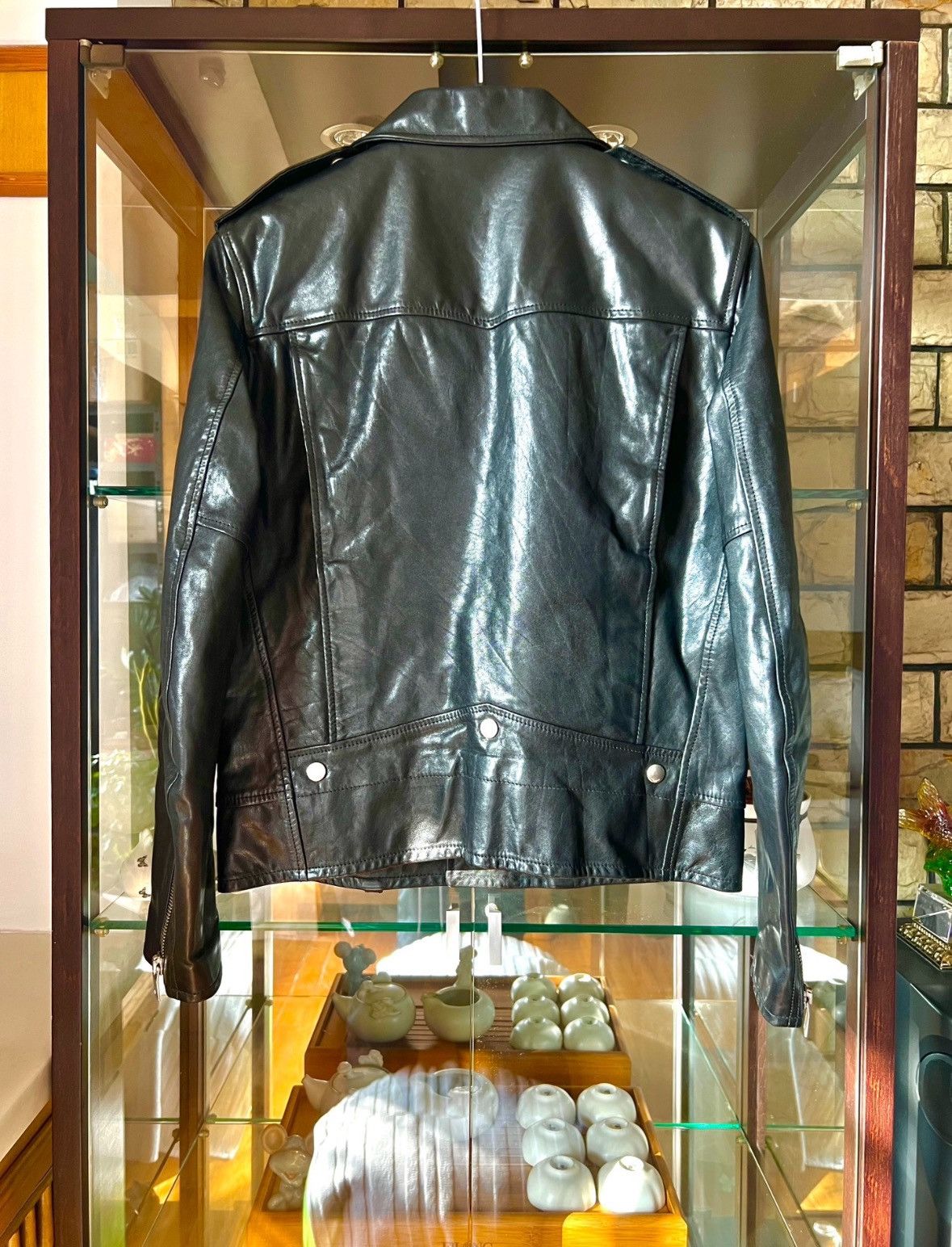 Yves Saint Laurent SAINT LAURENT 16SS L01 Motorcycle Leather Jacket 2502-Nexta Size US M / EU 48-50 / 2 - 4 Thumbnail