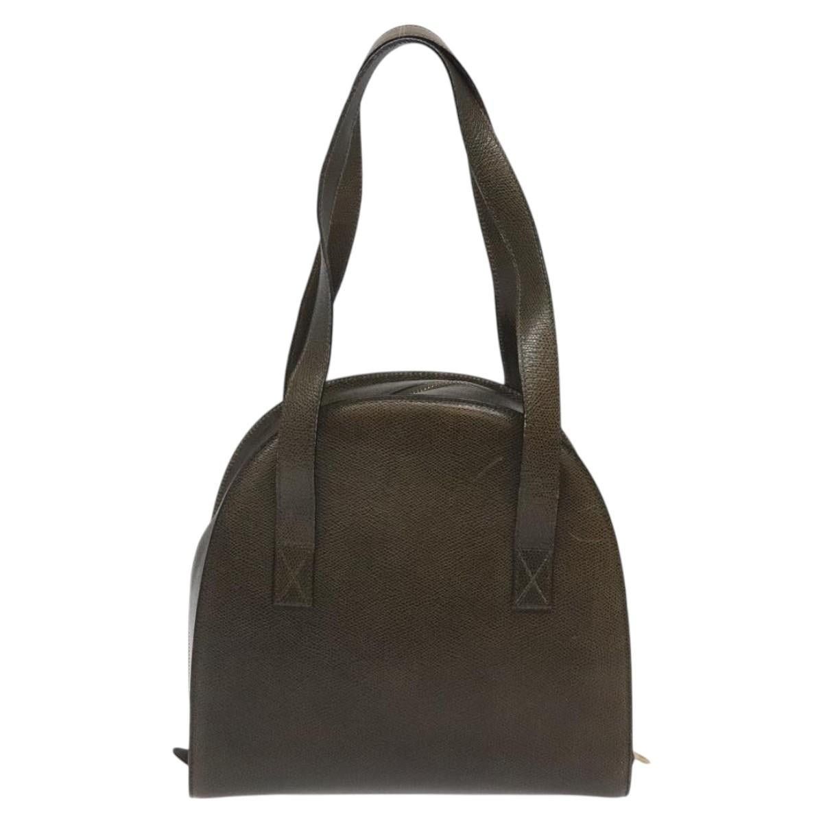 Celine CELINE Shoulder Bag Leather Green Gold Size ONE SIZE - 3 Thumbnail