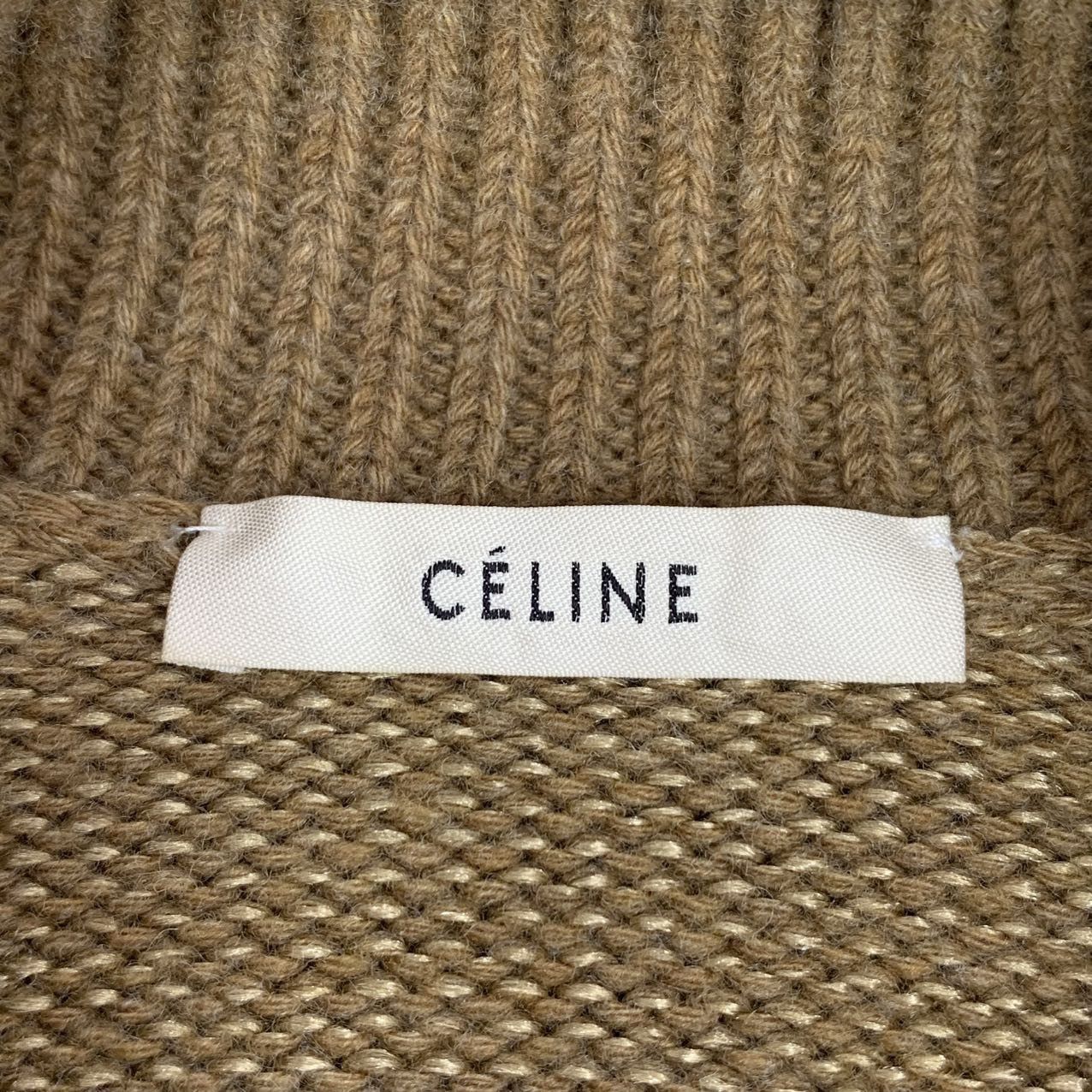 Celine Celine Dark Brown Turtleneck Long Sleeve Knit Sweater K26WX Size XS / US 0-2 / IT 36-38 - 5 Thumbnail