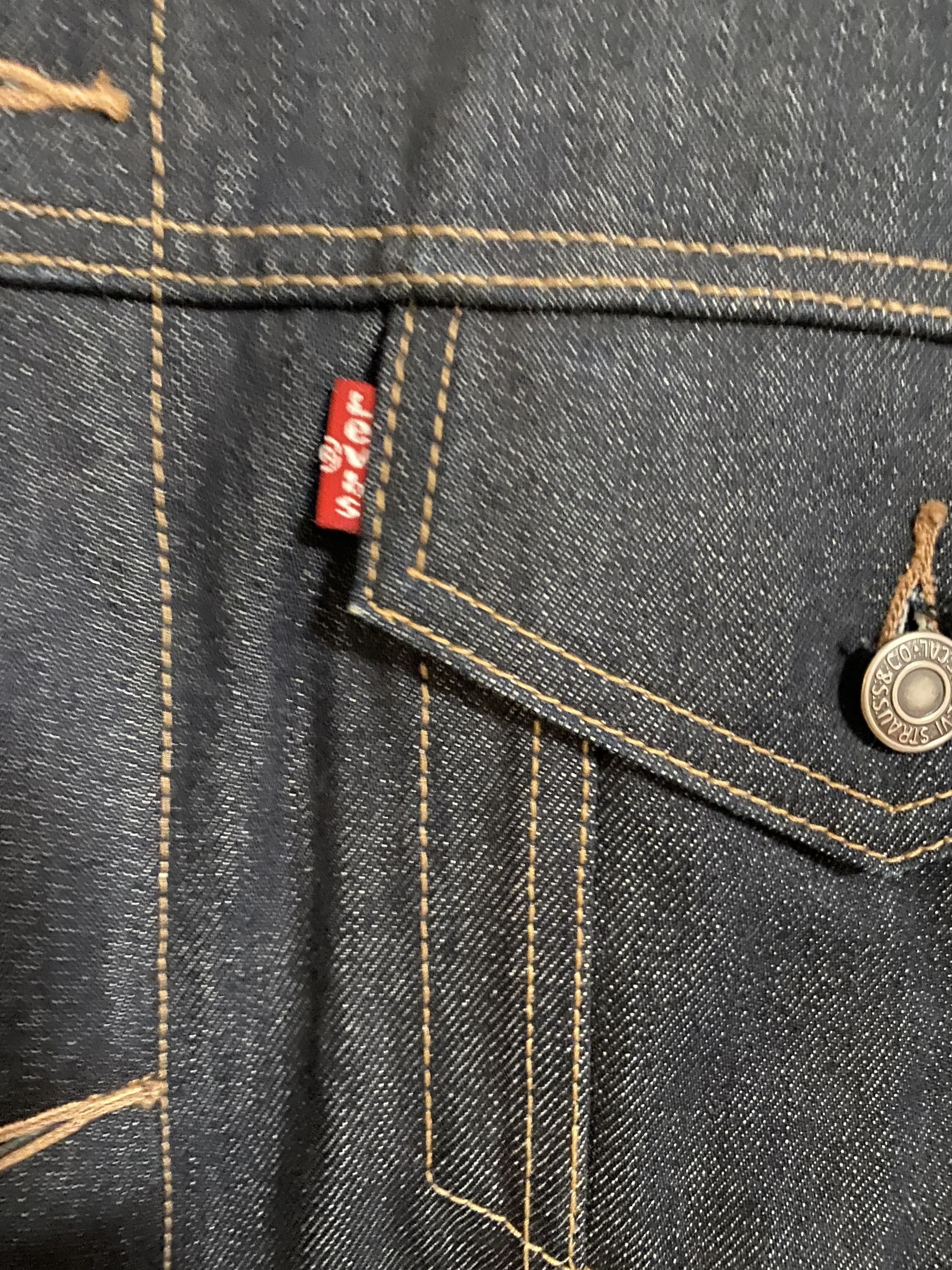Levi's Levis Sherpa jacket dark wash denim Excel condition Size XXL Size US XXL / EU 58 / 5 - 2 Thumbnail