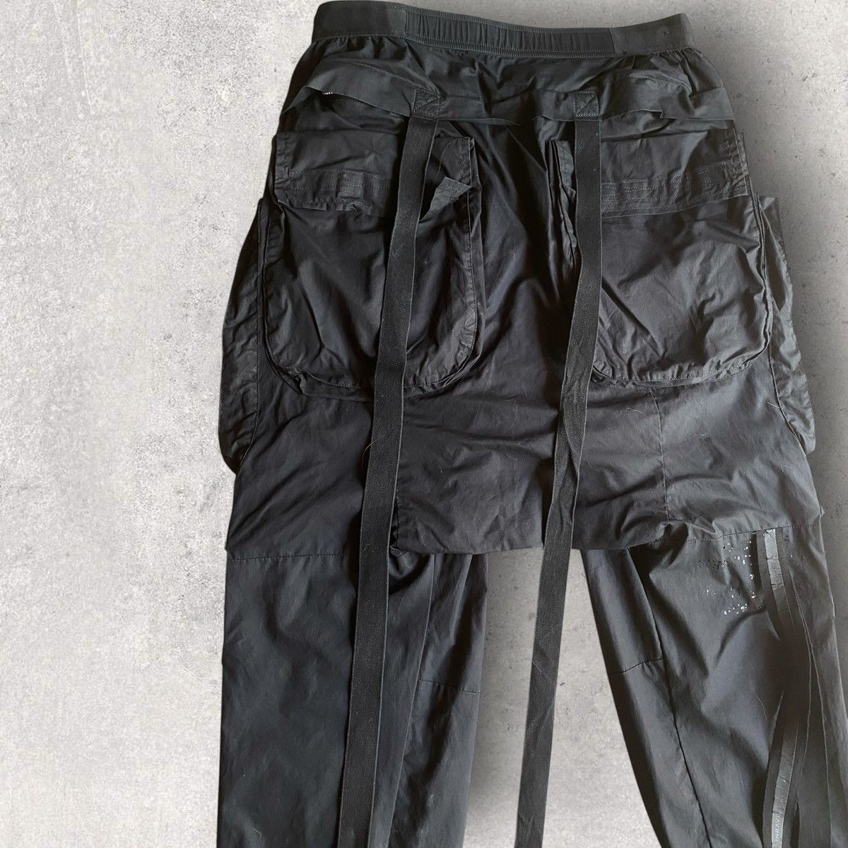 Ben Taverniti Unravel Project Drop Crotch Cargo Pants Size US 30 / EU 46 - 7 Thumbnail