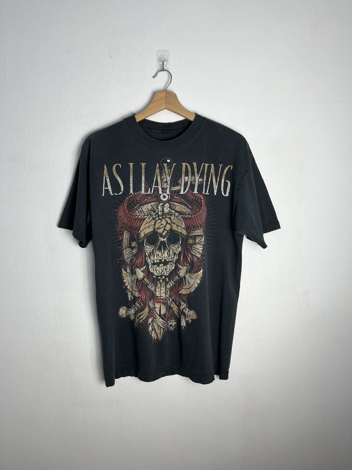 Vintage As I Lay Dying Band T Shirt Skulls