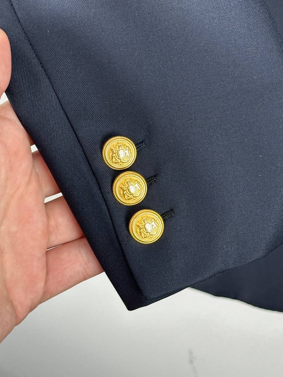 Brioni Vintage Brioni Luxury Wool Navy Blazer Made In Italy Size 50S - 9 Thumbnail