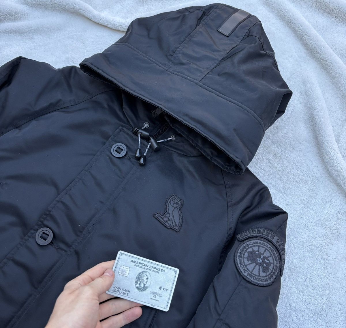 Canada Goose OVO x Canada Goose Black Chilliwack Parka Size US XXS / EU 40 - 2 Thumbnail