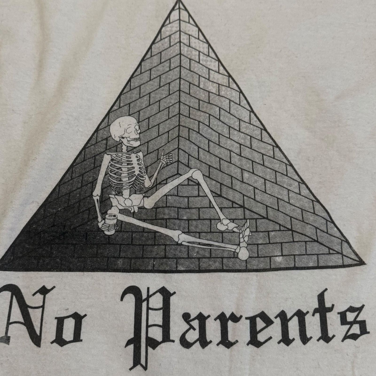Band Tees No Parents Band May Thirst Be With You White Shirt Size M Size US M / EU 48-50 / 2 - 2 Thumbnail
