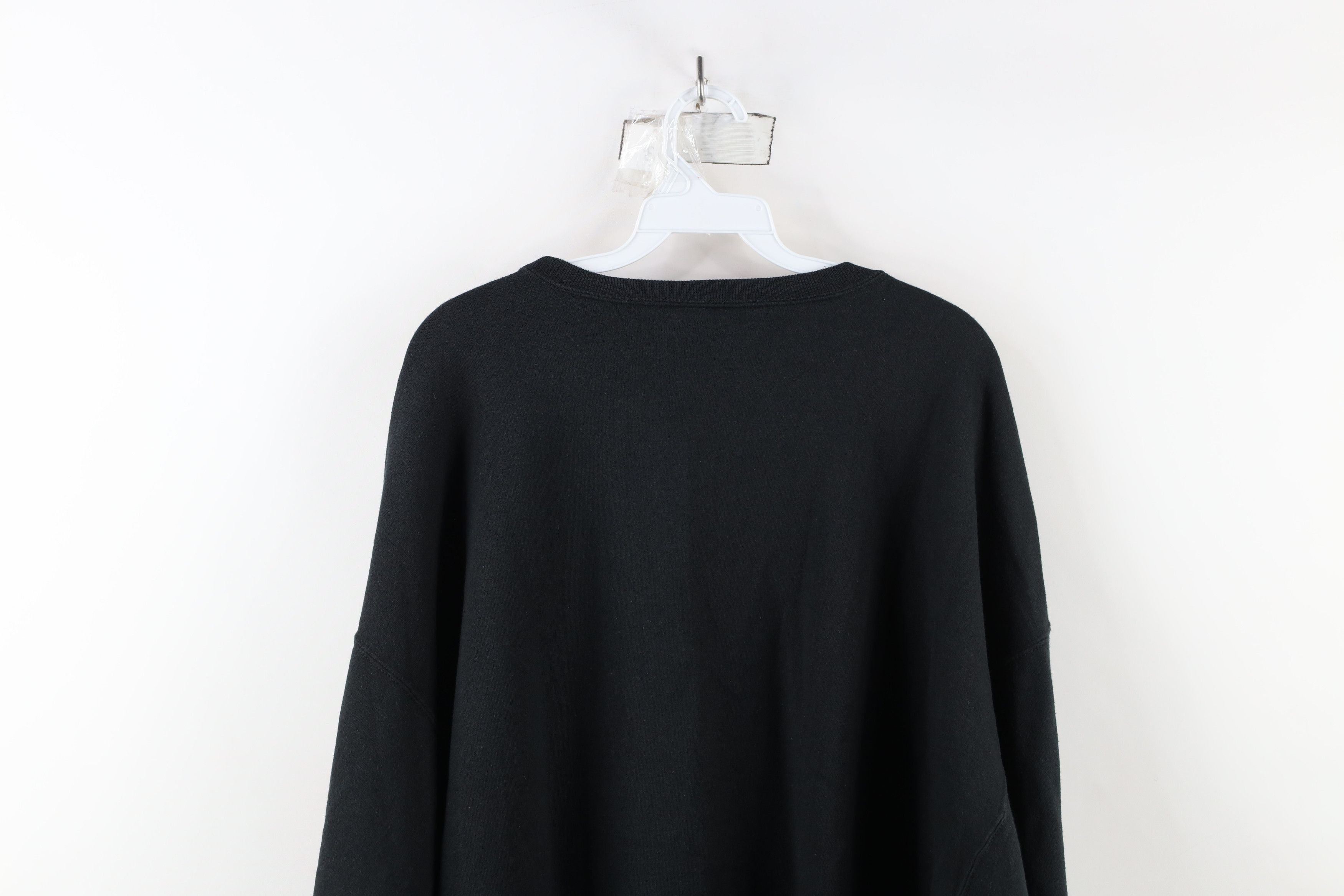 Champion × Vintage Vintage 90s Champion Spell Out Crewneck Sweatshirt Black Size US XXL / EU 58 / 5 - 12 Thumbnail