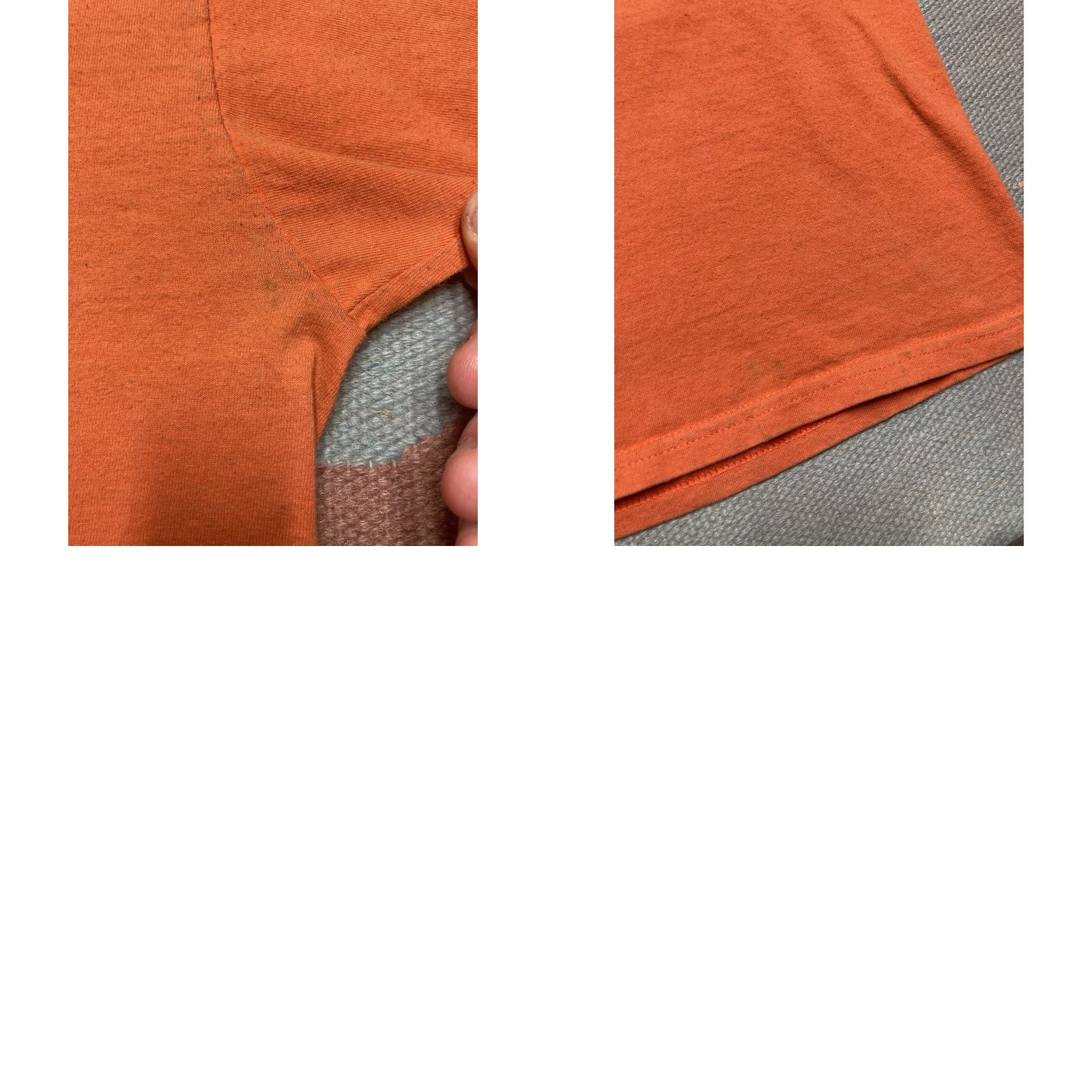 Nike VINTAGE Nike Athletic Department T-Shirt Long Sleeve Adult Medium Orange Mens Shirt Size US M / EU 48-50 / 2 - 8 Thumbnail