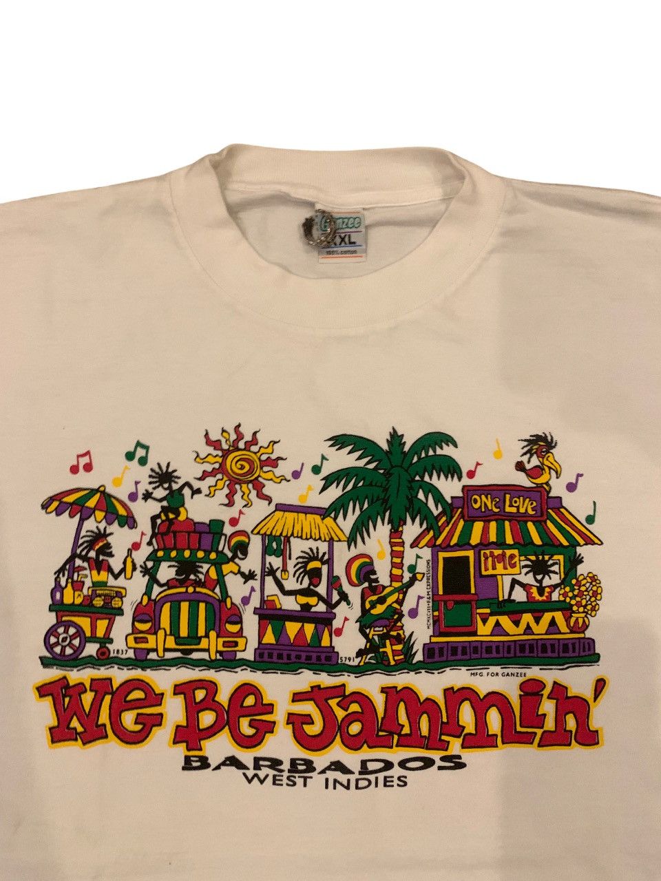 Vintage Vintage Art Reggae Jammin Barbados Size US XXL / EU 58 / 5 - 3 Thumbnail