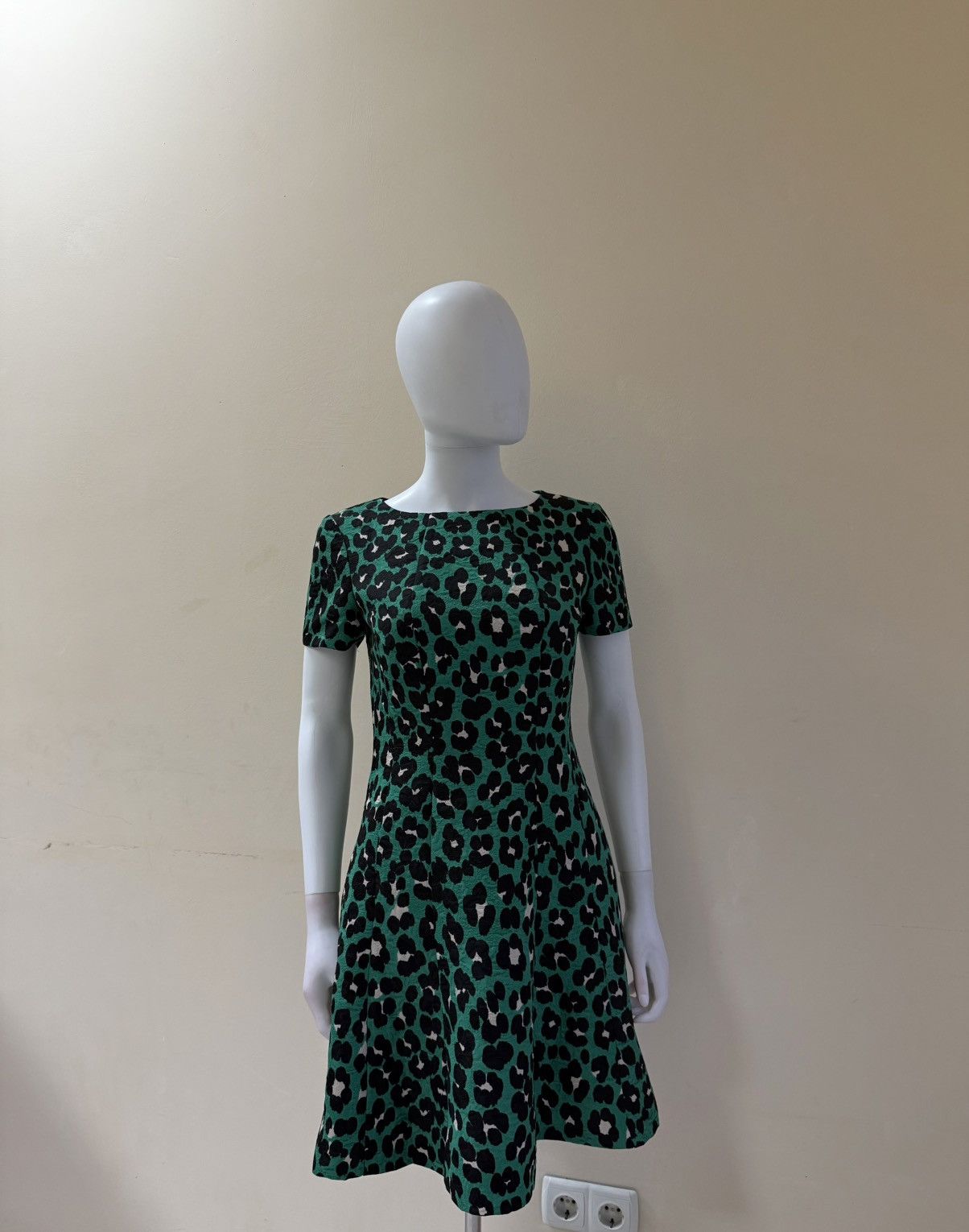 Blumarine Blugirl Blumarine Green Short Sleeve Mini Dress Size S-M Size S / US 4 / IT 40 - 2 Thumbnail