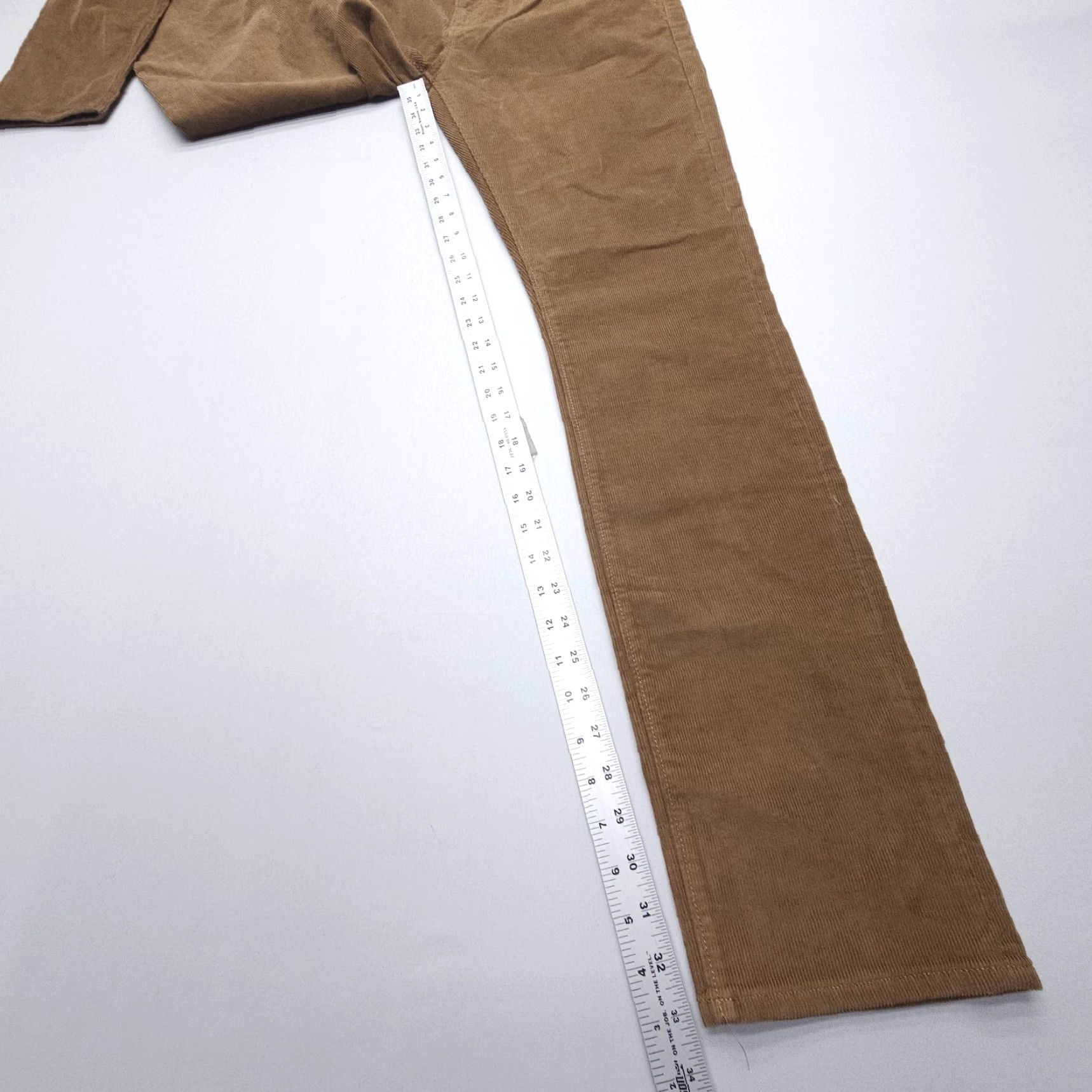 J.Crew J.CREW 250 Skinny Fit Corduroy Pants Mens 34 x 34 Brown Five Pocket Slim NWT Pants Size US 34 / EU 50 - 6 Thumbnail