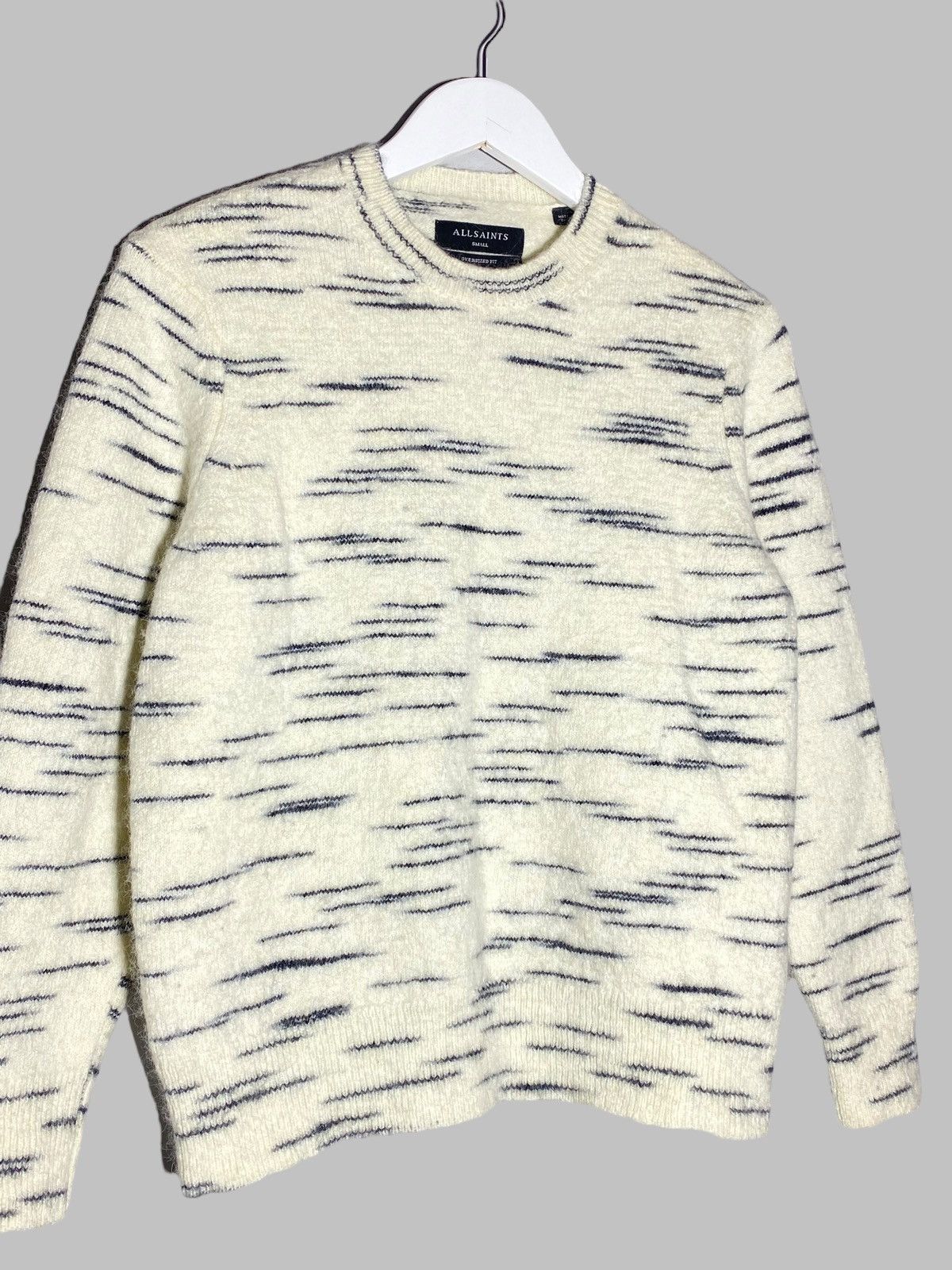 Allsaints All Saints Flux Crew Jumper Alpaca Wool Sweater Size US XS / EU 42 / 0 - 5 Thumbnail