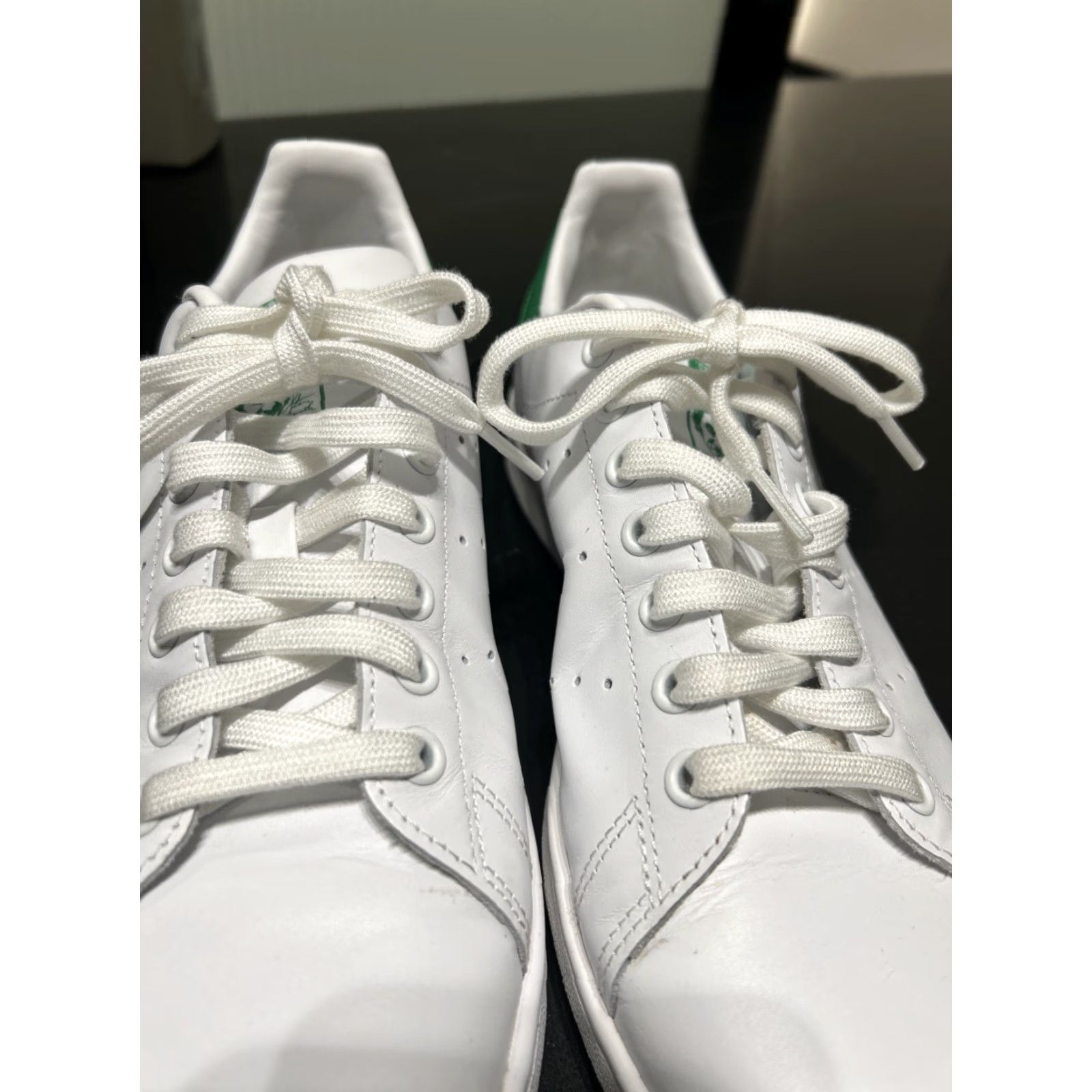Adidas adidas Originals Stan Smith White Green Classic Sneakers Men 9.5 White 2017 Sneakers Flawless Condition Size US 10 / EU 43 - 2 Thumbnail