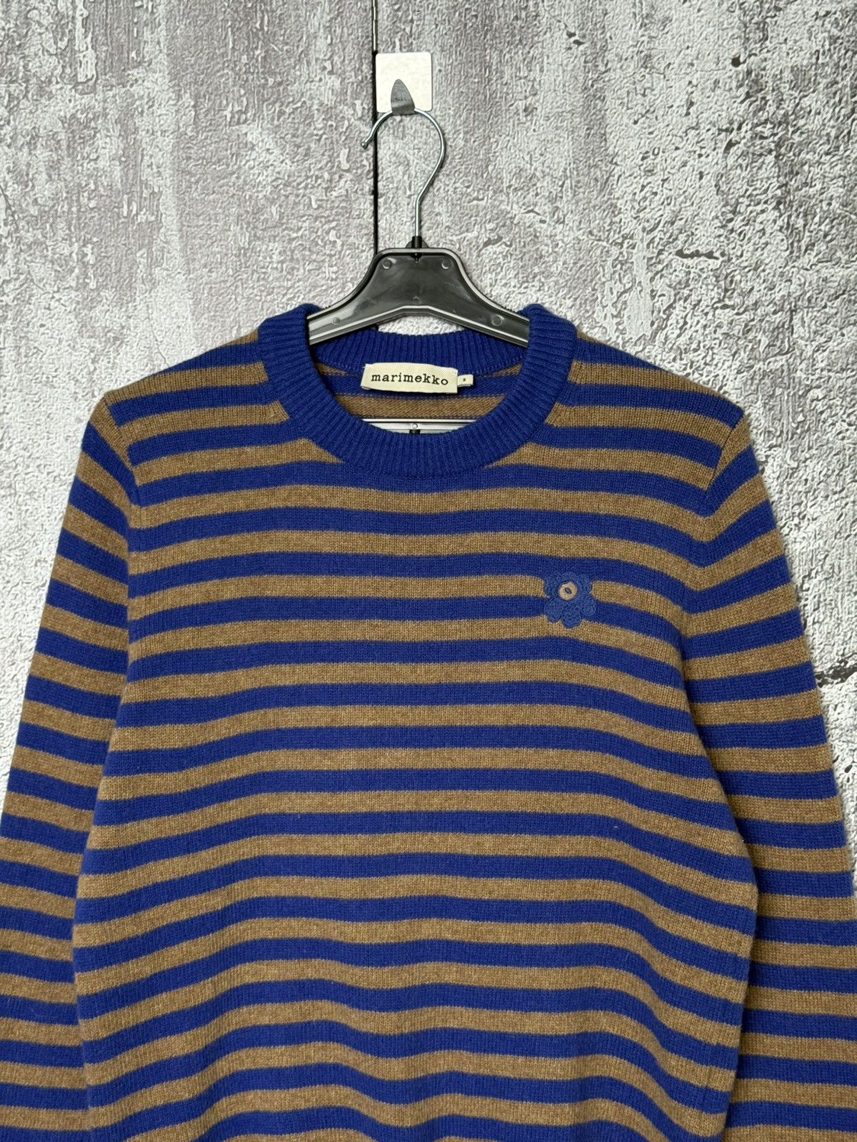 Marimekko Marimekko Silfa Tasaraita Striped Knitted Sweater Pullover Size M / US 6-8 / IT 42-44 - 2 Thumbnail
