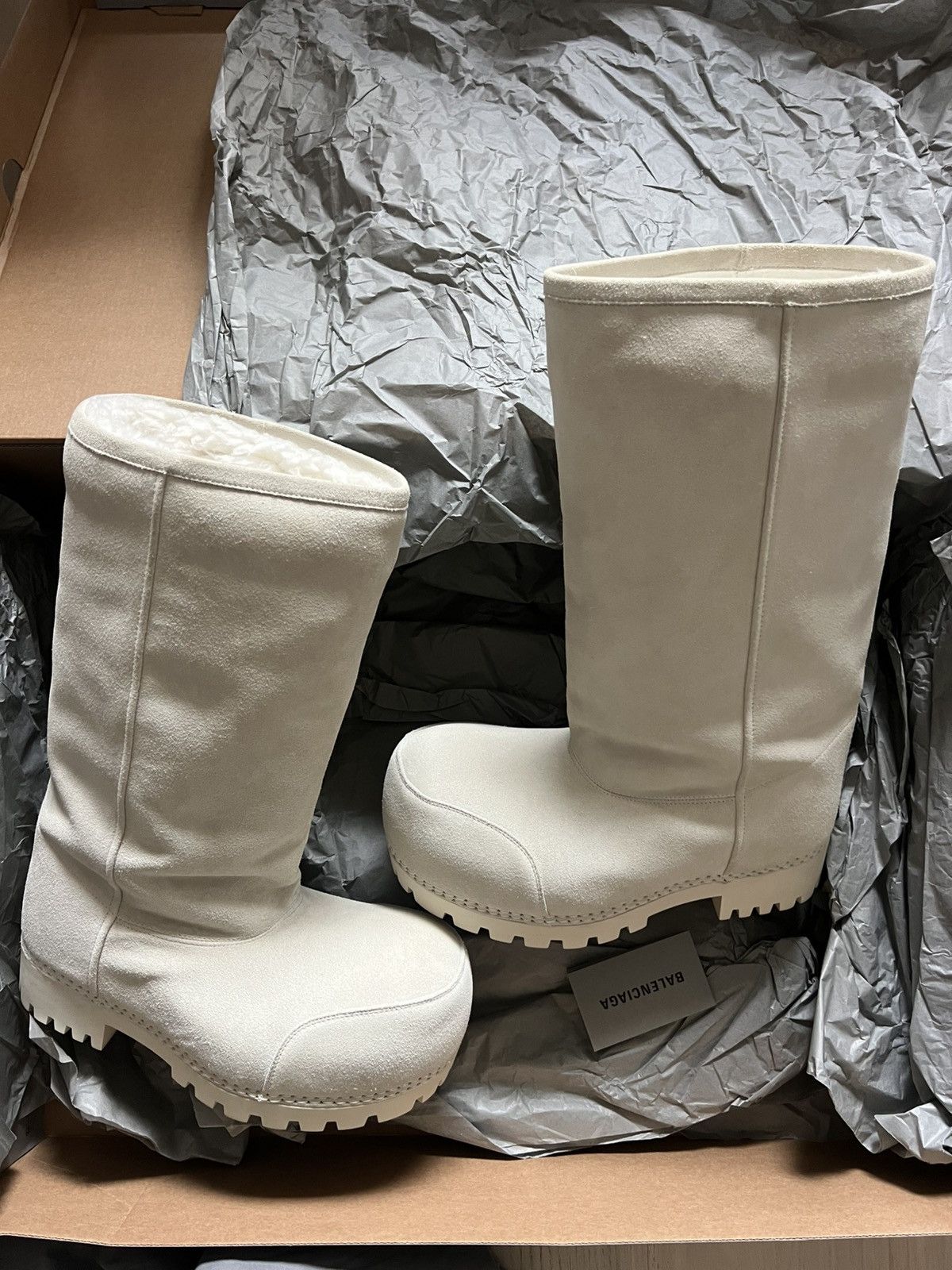 Balenciaga Balenciaga Alaska High Leather Fur Boots Size US 9 / EU 42 - 2 Thumbnail