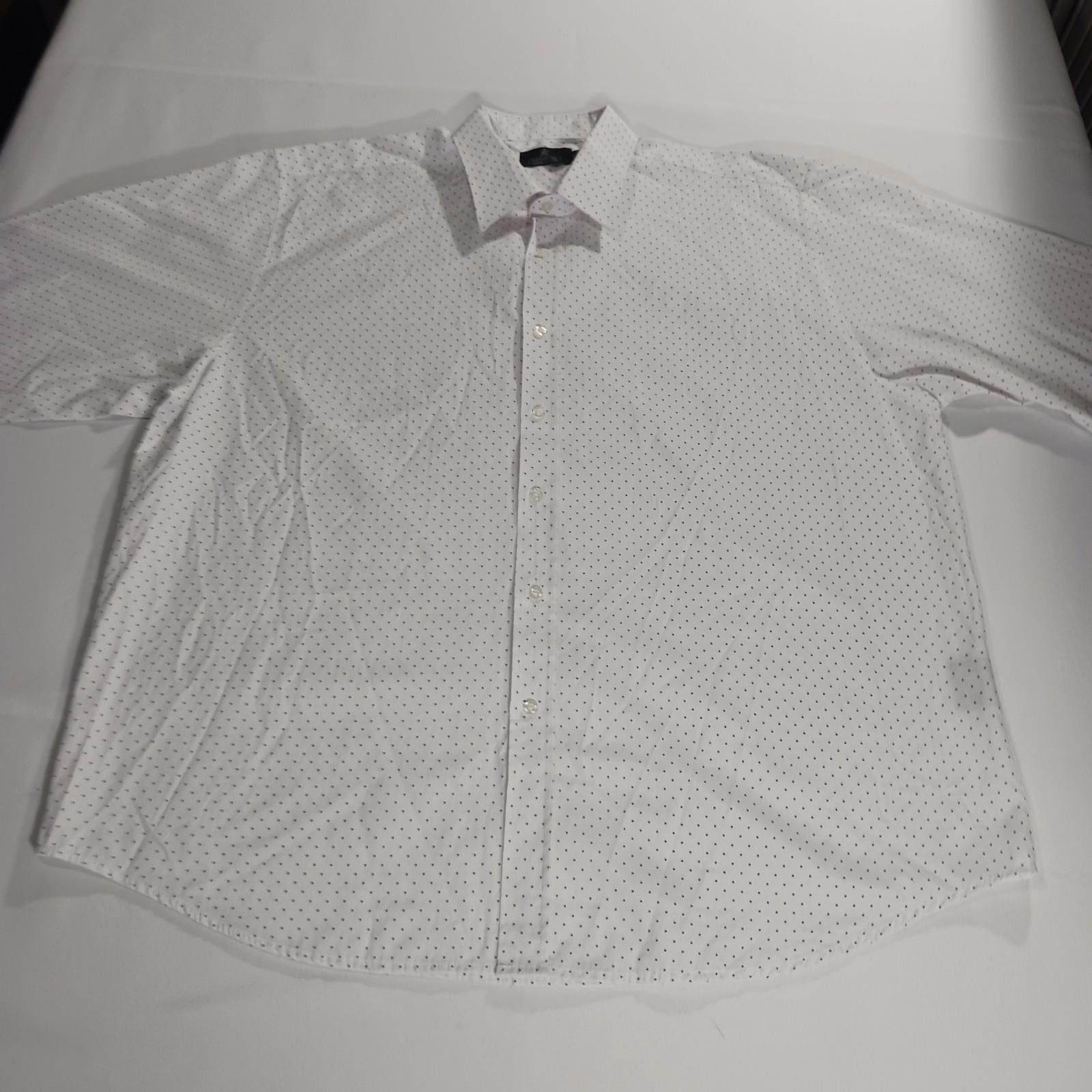 Victorinox Vittorino Signature Collection Men White/Black Dots Shirt XL Size US XL / EU 56 / 4 - 9 Thumbnail
