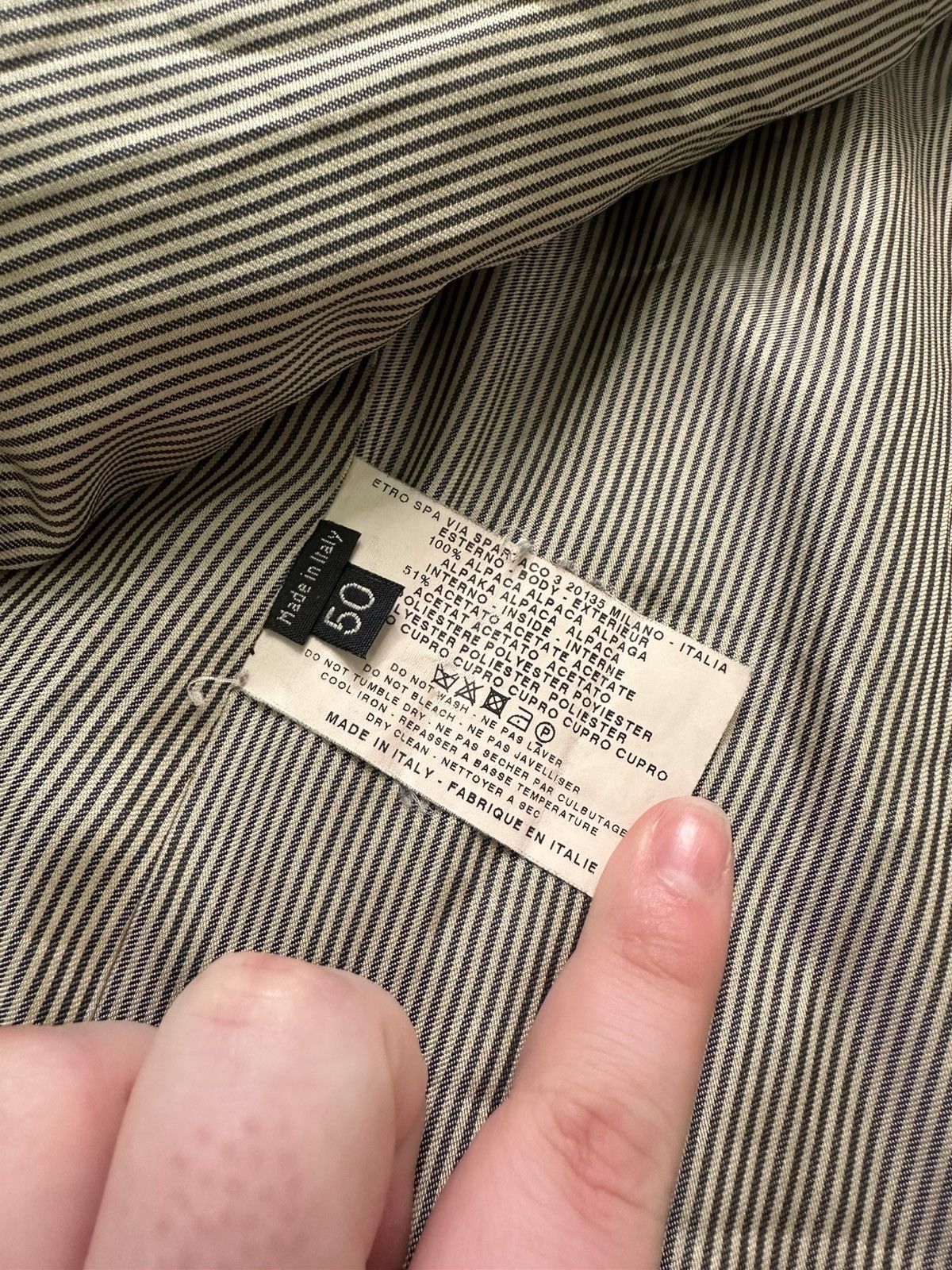 Etro Etro 100% Alpaca Wool coat Size US M / EU 48-50 / 2 - 8 Thumbnail
