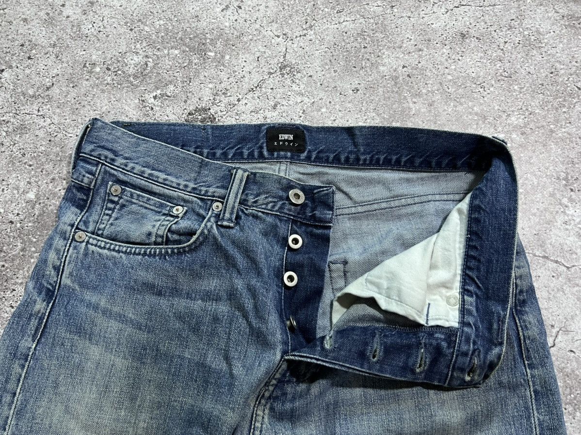 Edwin Vintage Edwin Jeans Men’s Ed-45 Loose Tapered Fit 30x32 Size US 30 / EU 46 - 7 Thumbnail