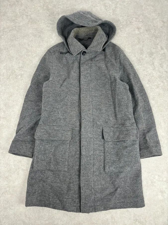 Yves Saint Laurent 2000s Yves Saint Laurent Grey Long Wool Jacket Size US M / EU 48-50 / 2 - 7 Thumbnail