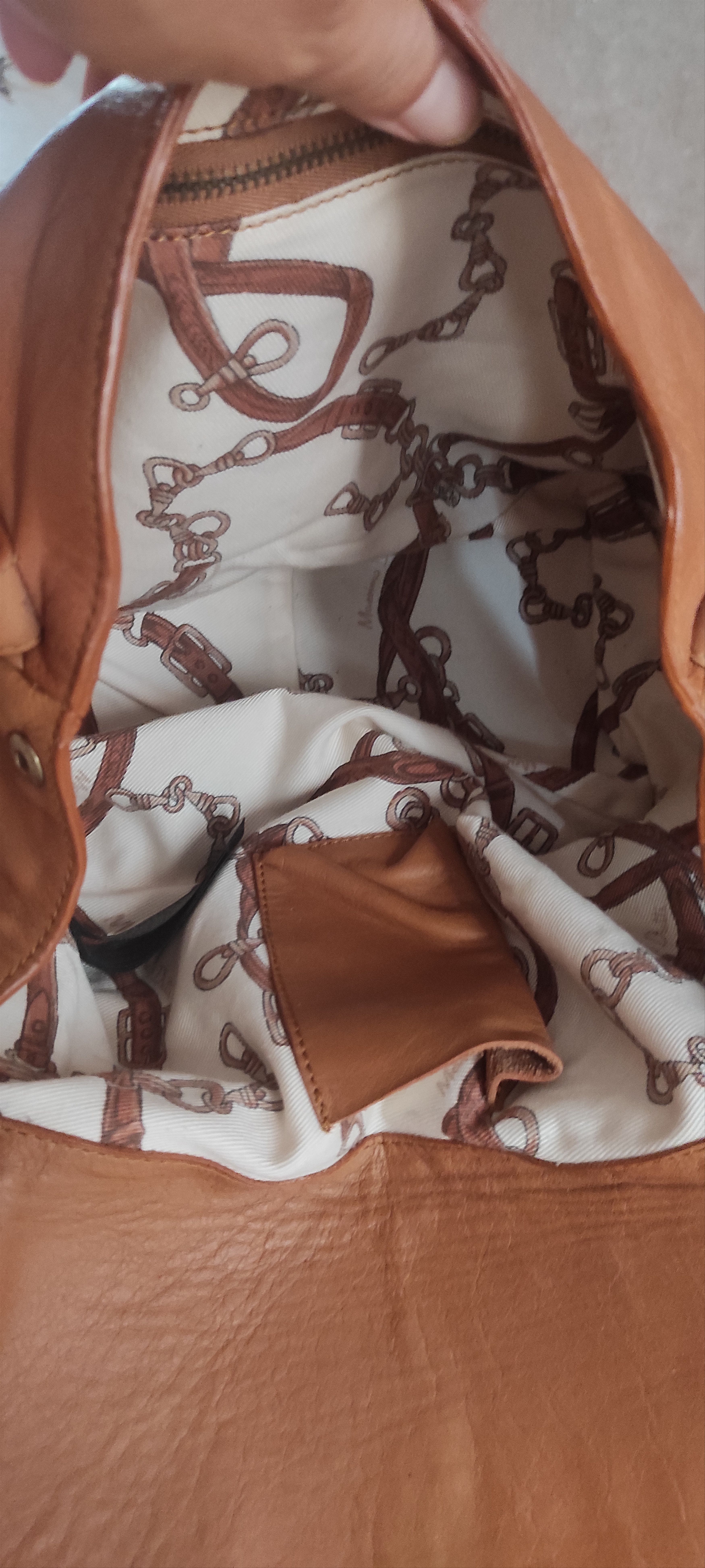 Massimo Dutti Massimo Dutti Satchel Bag Camel Leather Crossbody Bag Size ONE SIZE - 21 Thumbnail
