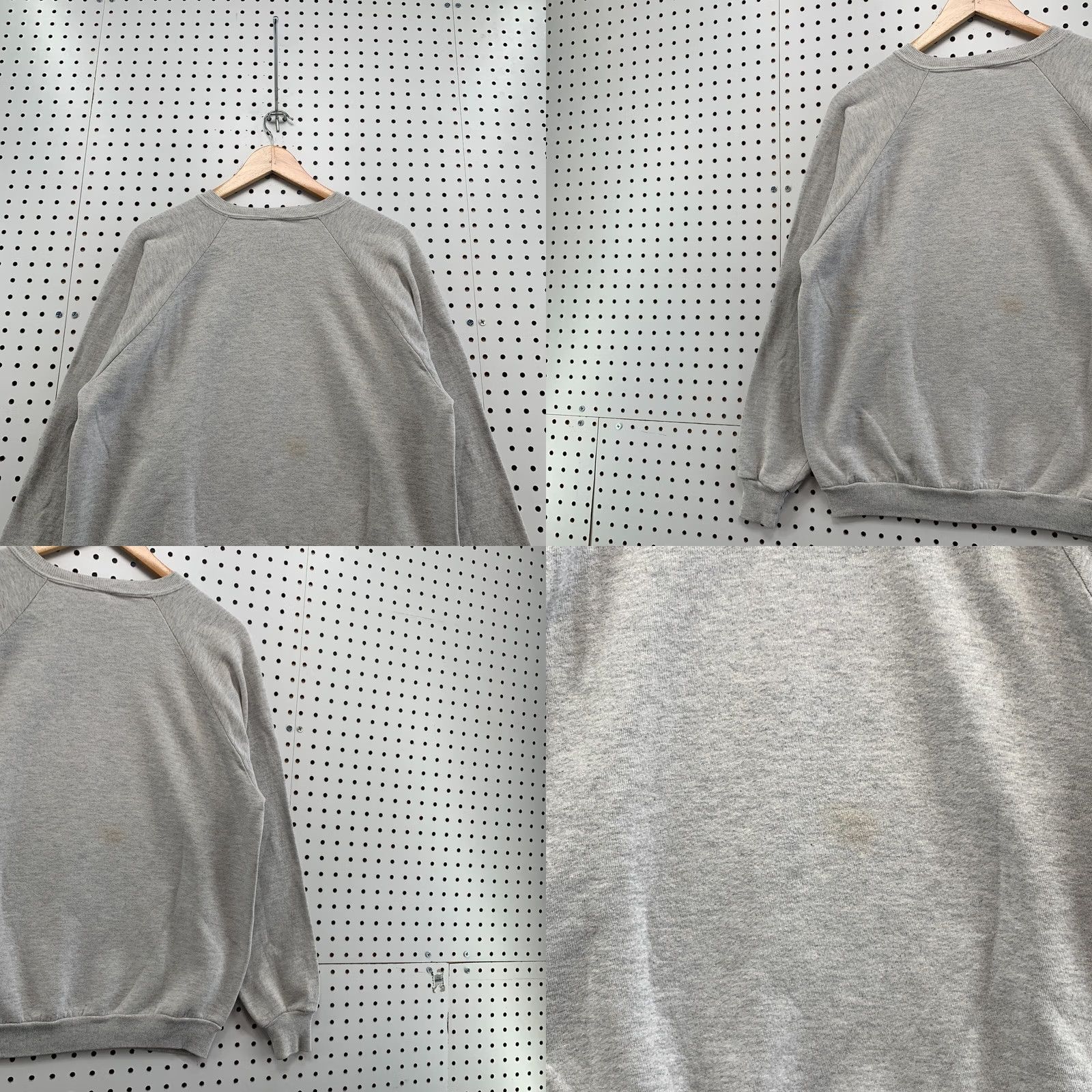 Jerzees VINTAGE United States Eagle Crest Logo Crew Neck Sweatshirt Gray XL Mens 90s Sweatshirt Size US XL / EU 56 / 4 - 10 Thumbnail