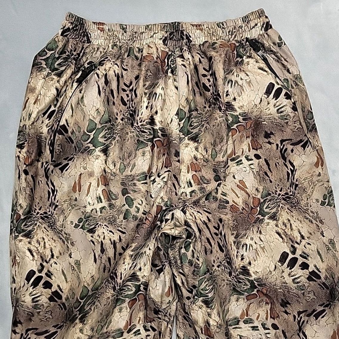 Vintage Prym1 Camo Pants Mens XL Brown Camouflaged Lined Elastic Waist Hunting Outdoors Size US 36 / EU 52 - 3 Thumbnail