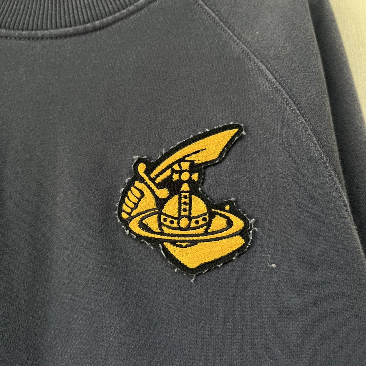 Vivienne Westwood Vintage Vivienne Westwood Sweatshirt Big Logo Orb Pullover Size US L / EU 52-54 / 3 - 3 Thumbnail
