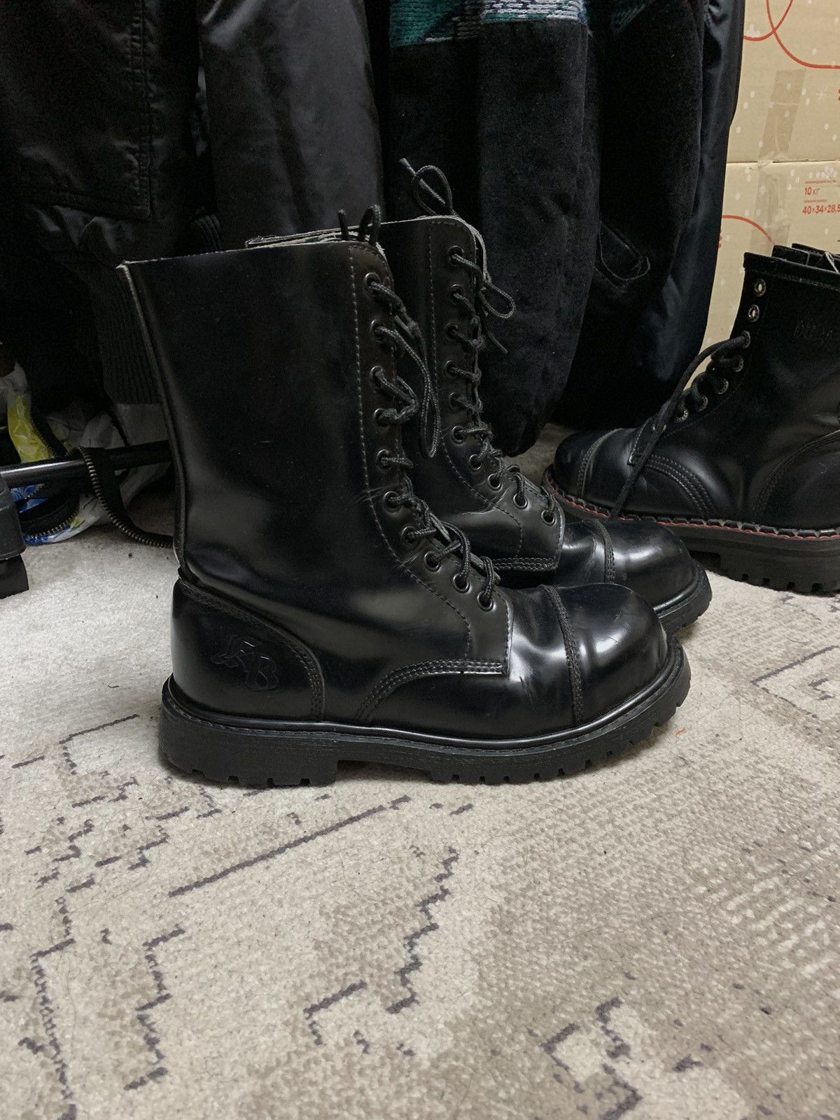 Knightsbridge Knights Bridge Combat steel toe Boots Size US 8 / EU 41 - 3 Thumbnail