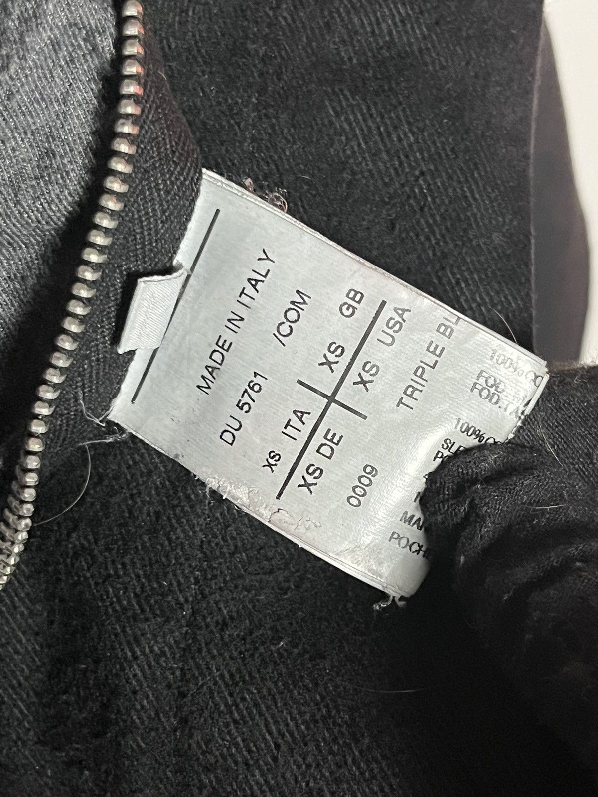 Rick Owens Rick Owens FW14 Slave Jacket (Cotton Sleeves) Size US M / EU 48-50 / 2 - 7 Thumbnail