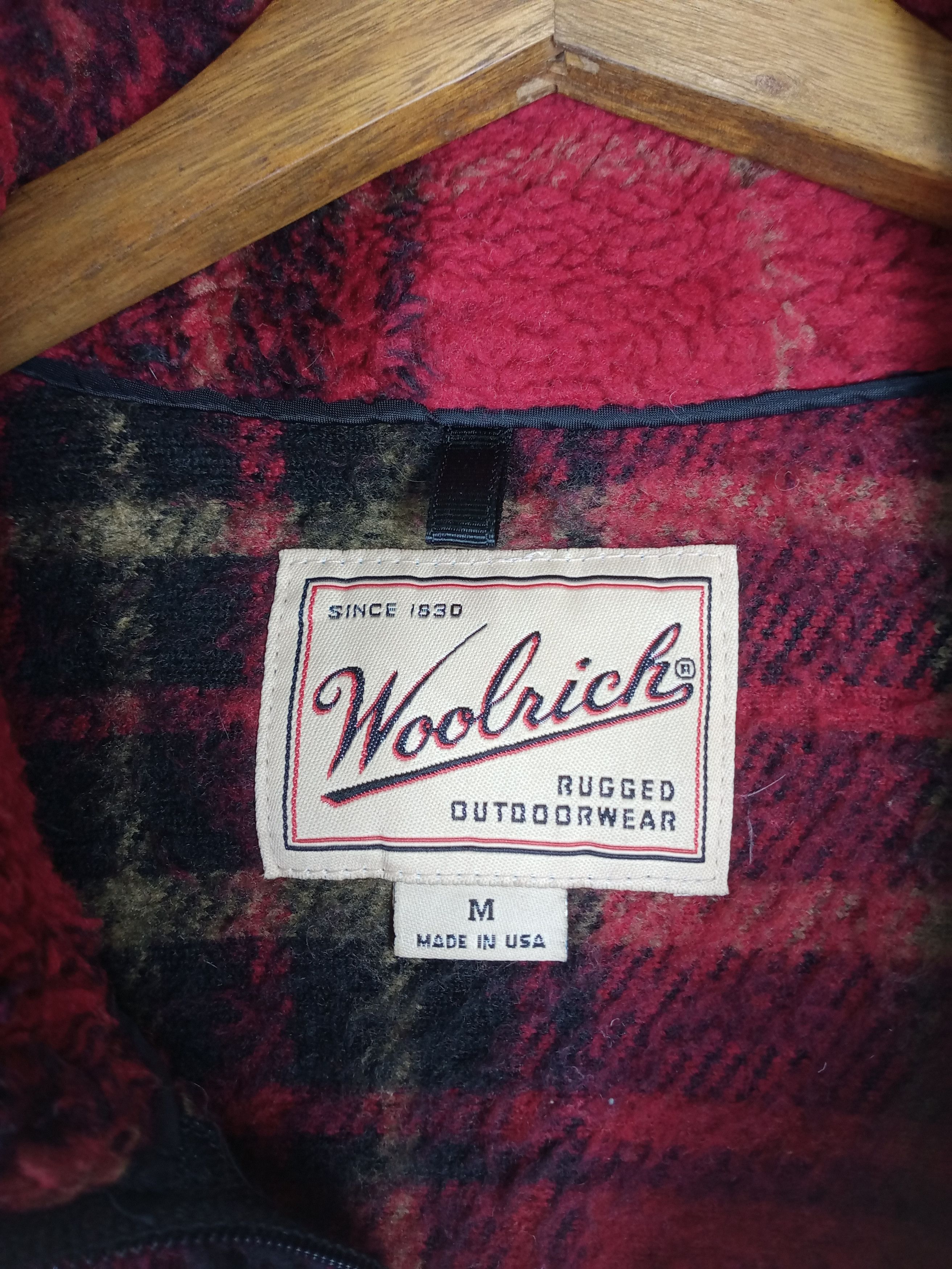 Woolrich Woolen Mills Vintage Woolrich Deep Pile Sherpa Fleece Half Zip Jacket Size US M / EU 48-50 / 2 - 4 Thumbnail