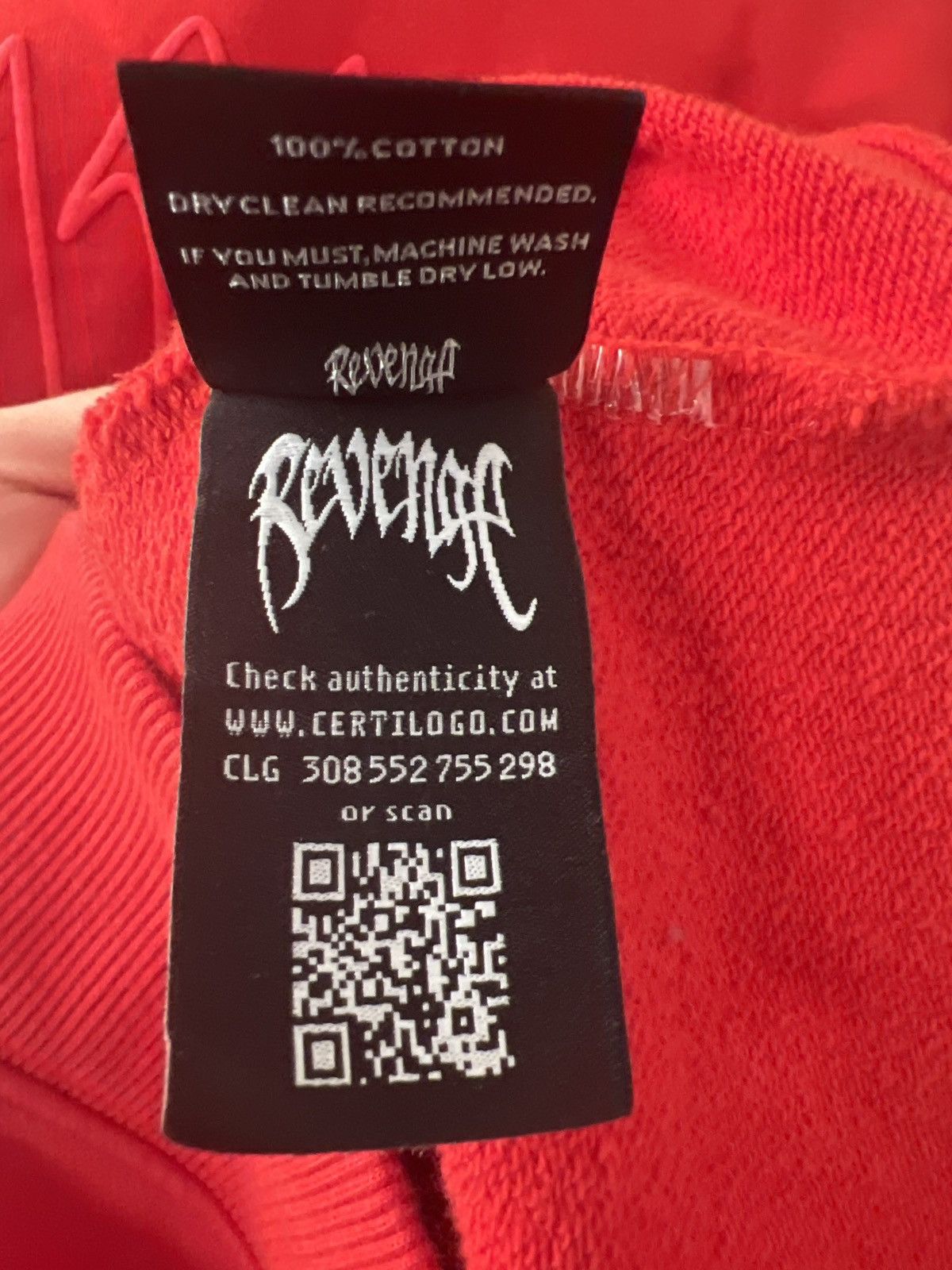 Designer Revenge XXXTENTACION Red Kill Hoodie Size US L / EU 52-54 / 3 - 4 Thumbnail