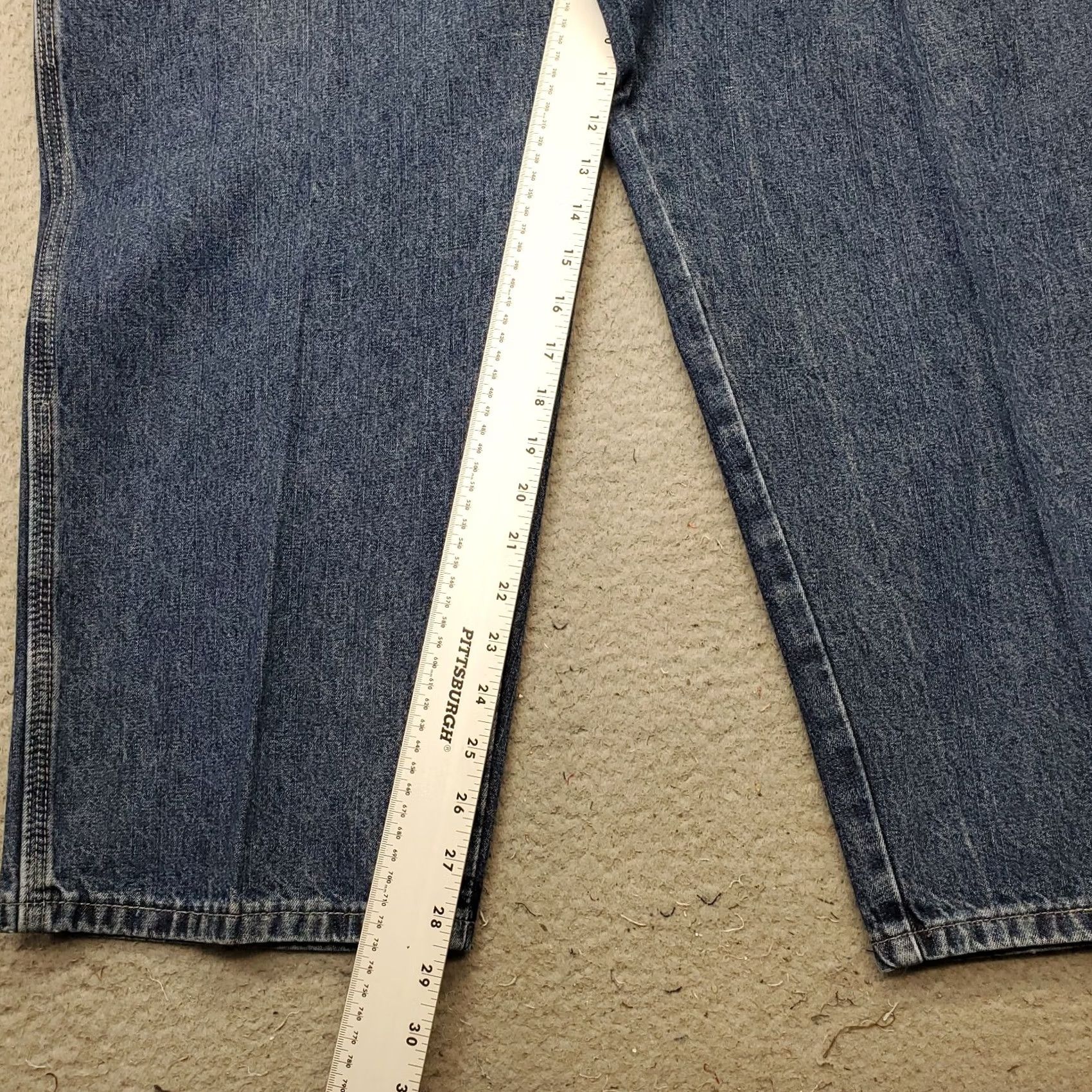 Wrangler Wrangler Mens Jeans Carpenter Denim 44 Blue Pockets Workwear 94LSWDV Size 44 Mens Size US 44 / EU 60 - 4 Thumbnail