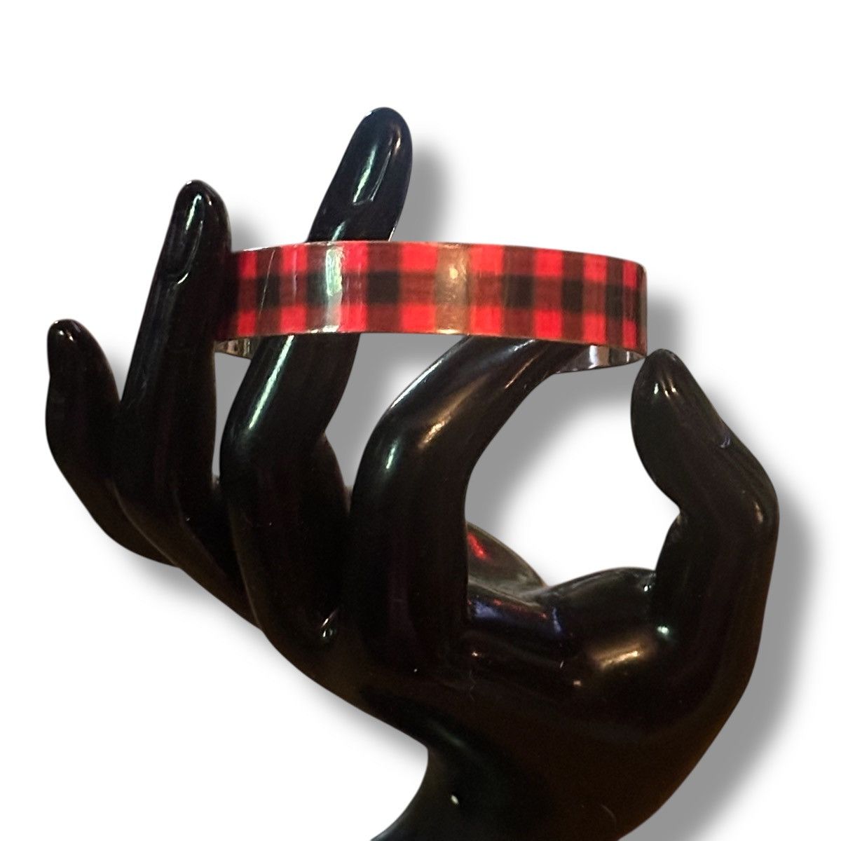 Other Red buffalo check bangle cuff bracelet Size ONE SIZE - 3 Thumbnail