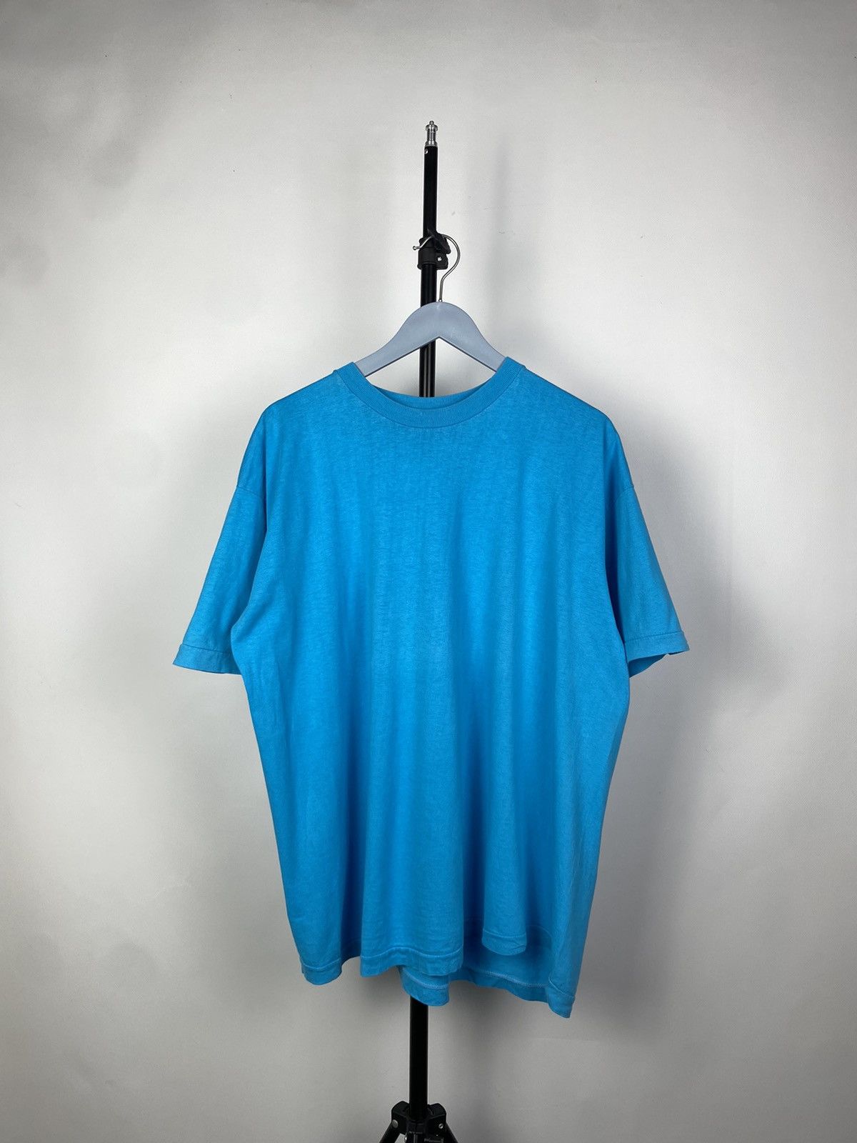 Japanese Brand × Vintage Vintage 80s Japanese Style Faded Blank Tee shirt Y2K rare Size US L / EU 52-54 / 3 - 1 Thumbnail