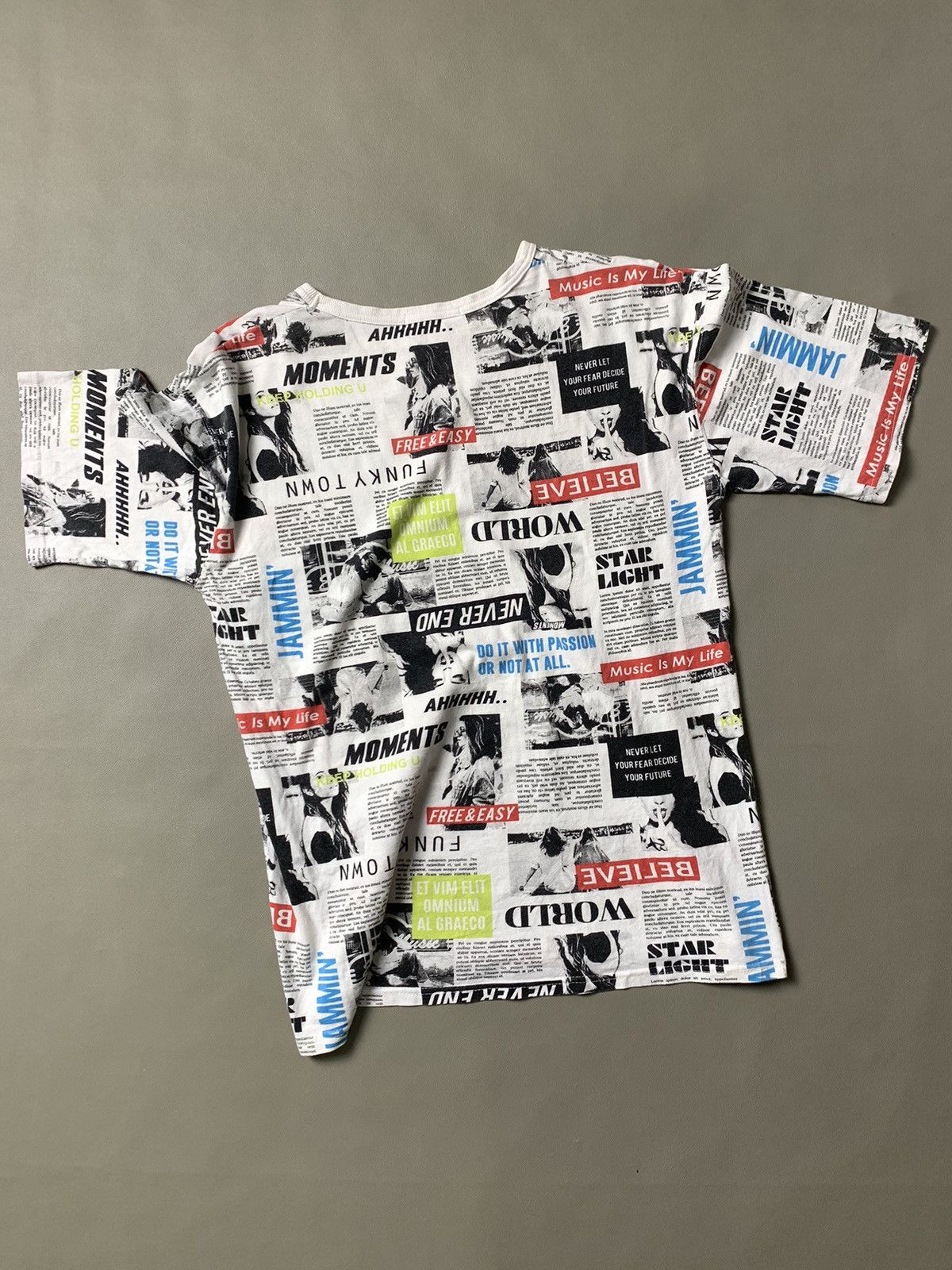 Hysteric Glamour × If Six Was Nine × Japanese Brand Thunder Storm Fullprinted Poem Tshirt Size US M / EU 48-50 / 2 - 2 Thumbnail