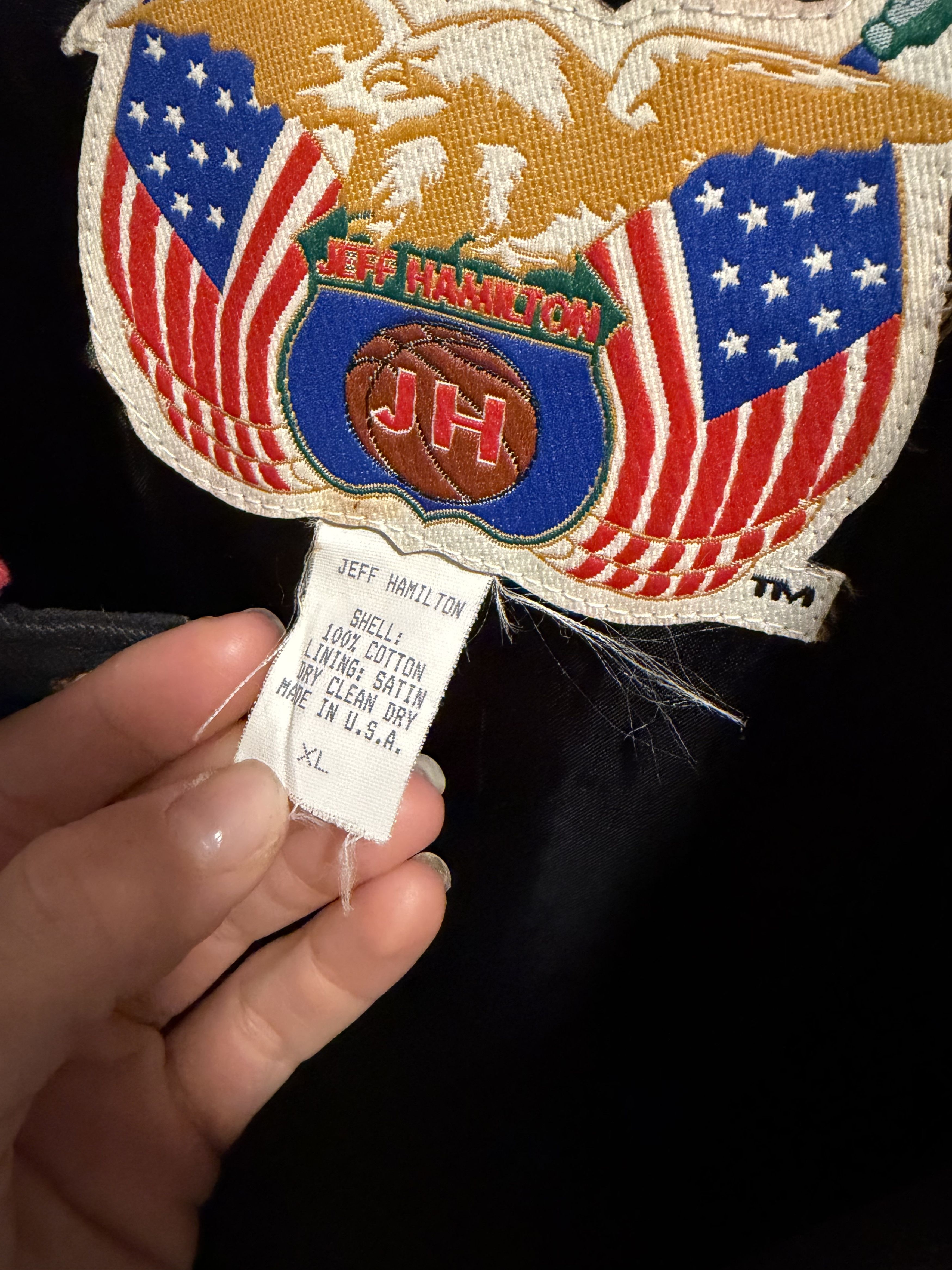 Jeff Hamilton Vintage Jeff Hamilton Philadelphia 76ers Varsity Jacket Size US XL / EU 56 / 4 - 5 Thumbnail