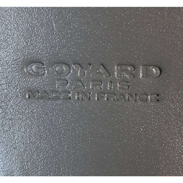 Goyard Black Chevron Goyardine Diplomat Briefcase Attache Bag 857928