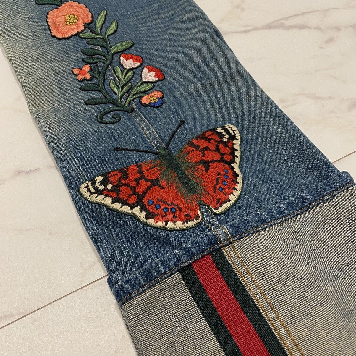 Gucci GUCCI denim embroidered Size US 30 / EU 46 - 3 Thumbnail