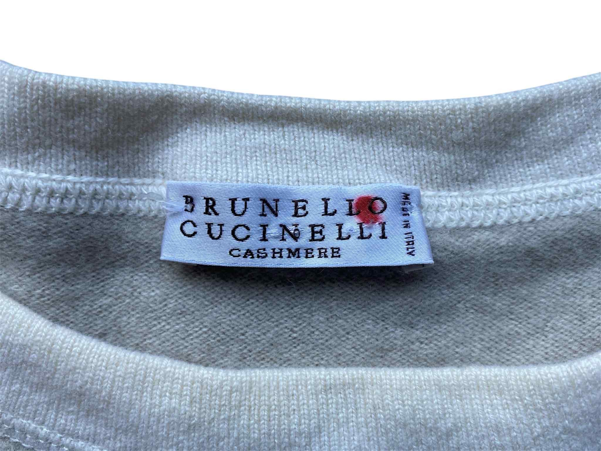Brunello Cucinelli Brunello Cucinelli Cashmere Women Pullover Sweater Oversized Size M / US 6-8 / IT 42-44 - 3 Thumbnail