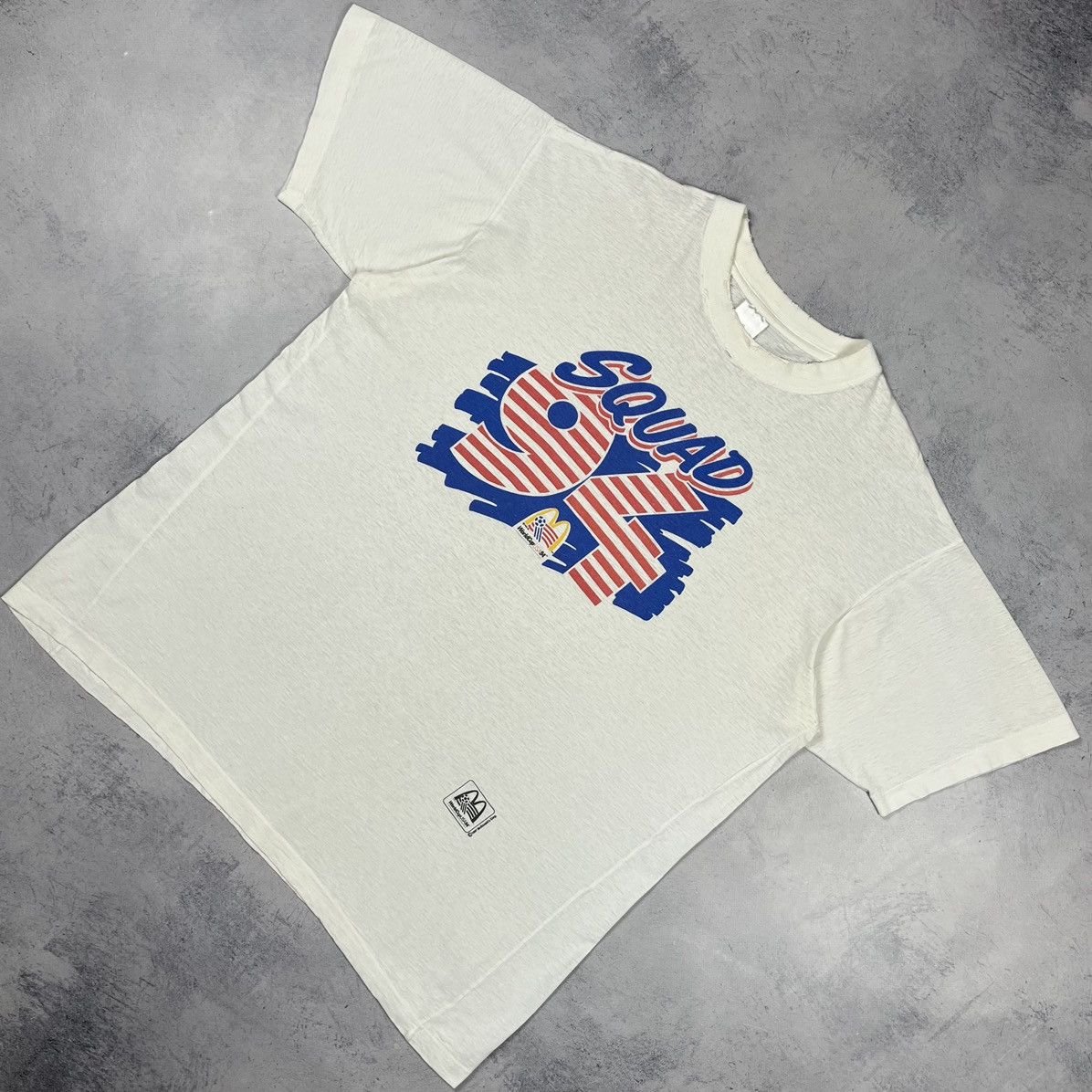 Vintage Vintage Fifa World Cup Squad 94 McDonalds tee 1992 Size US XL / EU 56 / 4 - 1 Thumbnail