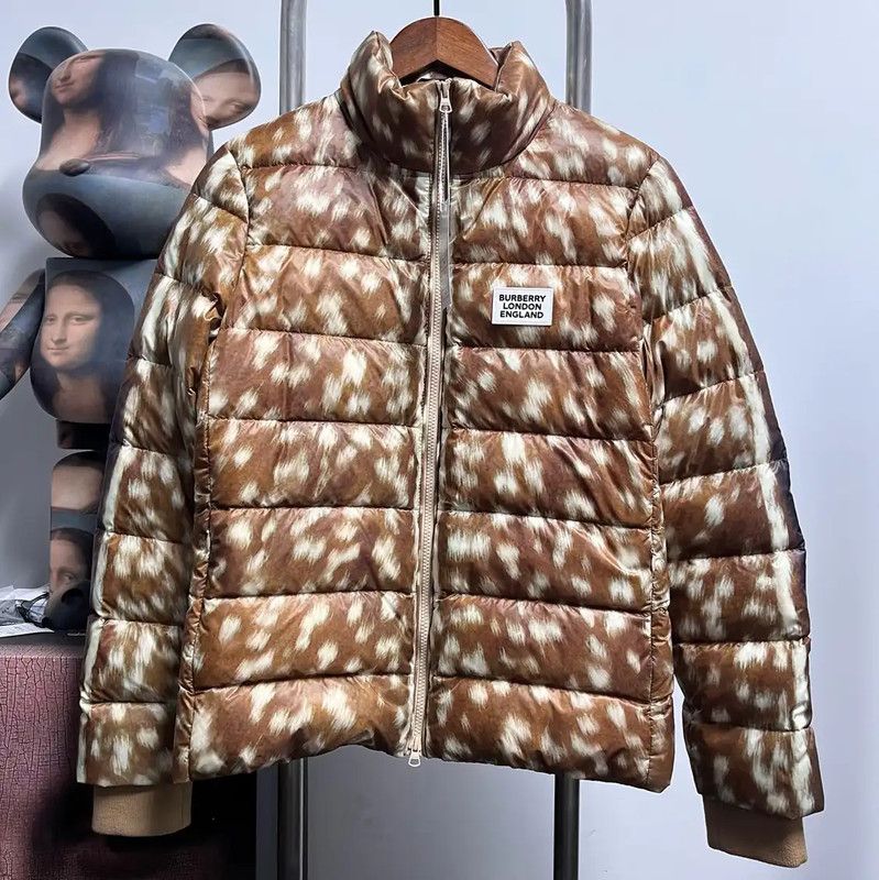 Burberry Burberry Brown Padded Down Jacket for Men Size US S / EU 44-46 / 1 - 1 Thumbnail