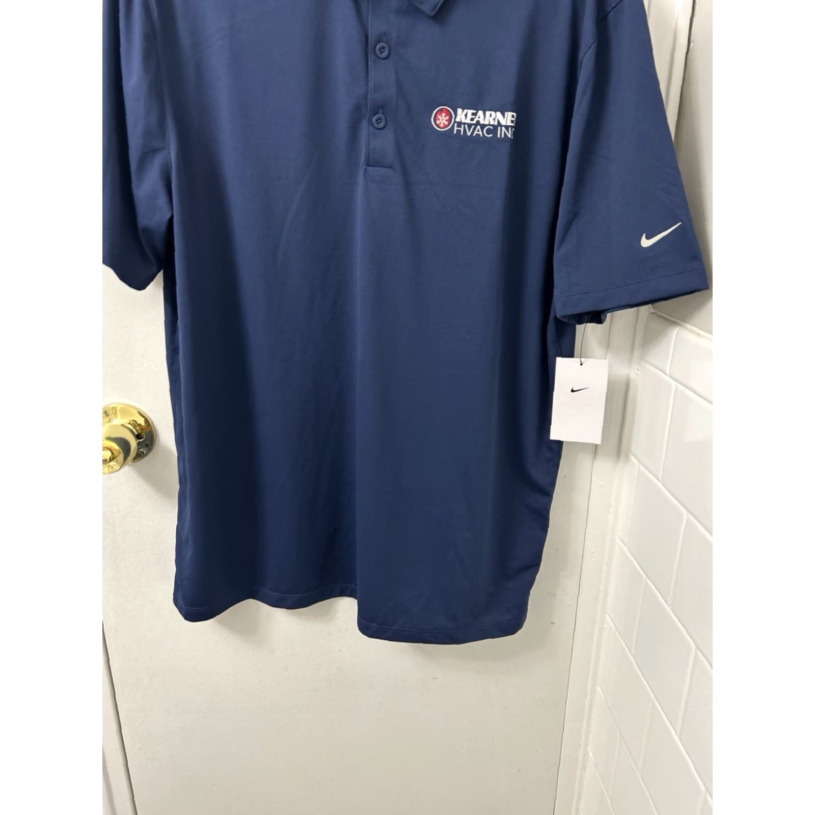 Nike Nike Golf Dry Victory Polo Shirt Mens Large Navy Blue S/S NWT Size US L / EU 52-54 / 3 - 3 Thumbnail