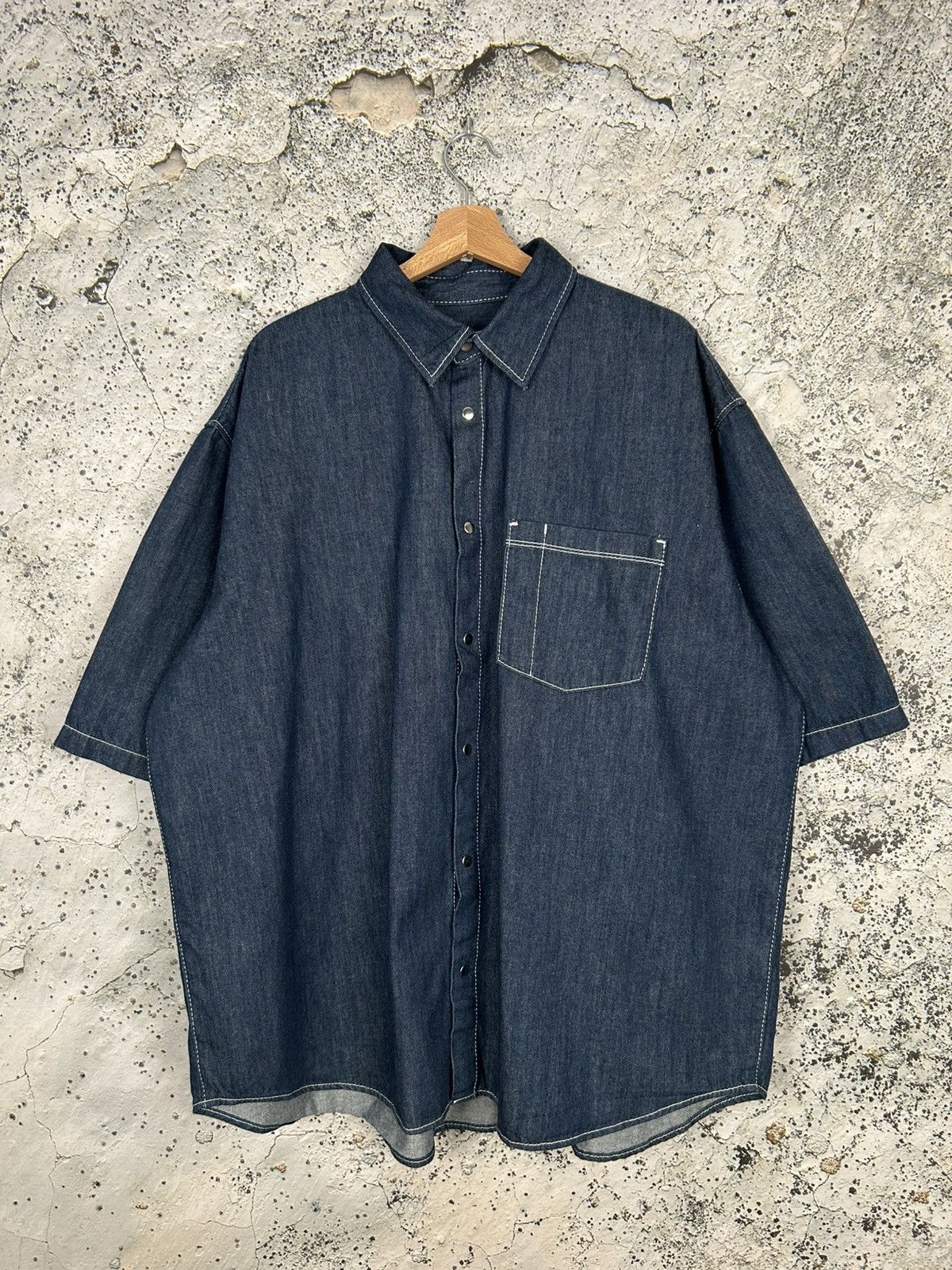 Weekday Griffith Denim Oversized Shirt Raw Jeans Skate Baggy