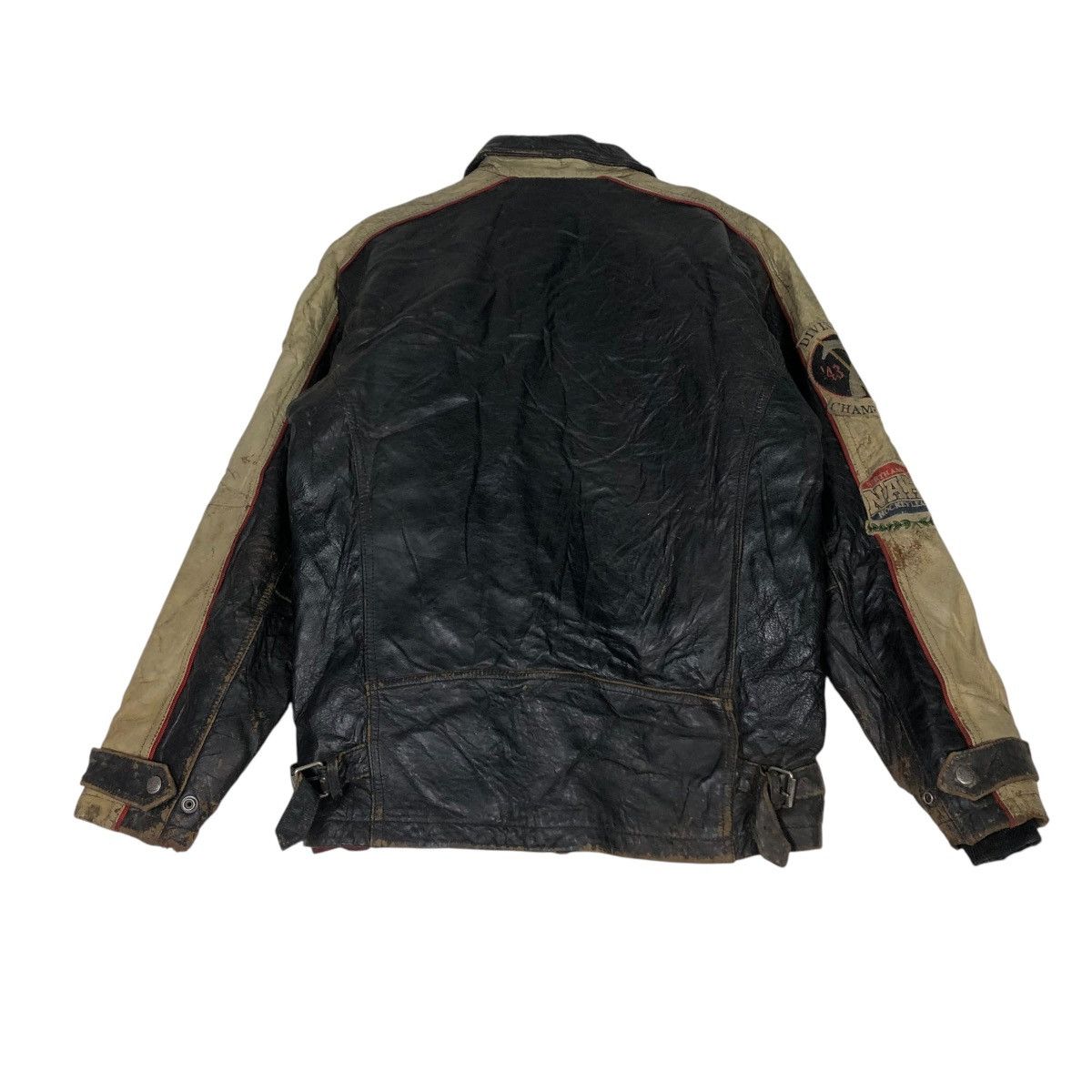 Avirex 🔥VINTAGE VARSITY LEATHER JACKET AVIREX USA SILVER HOCKEY Size US S / EU 44-46 / 1 - 9 Thumbnail