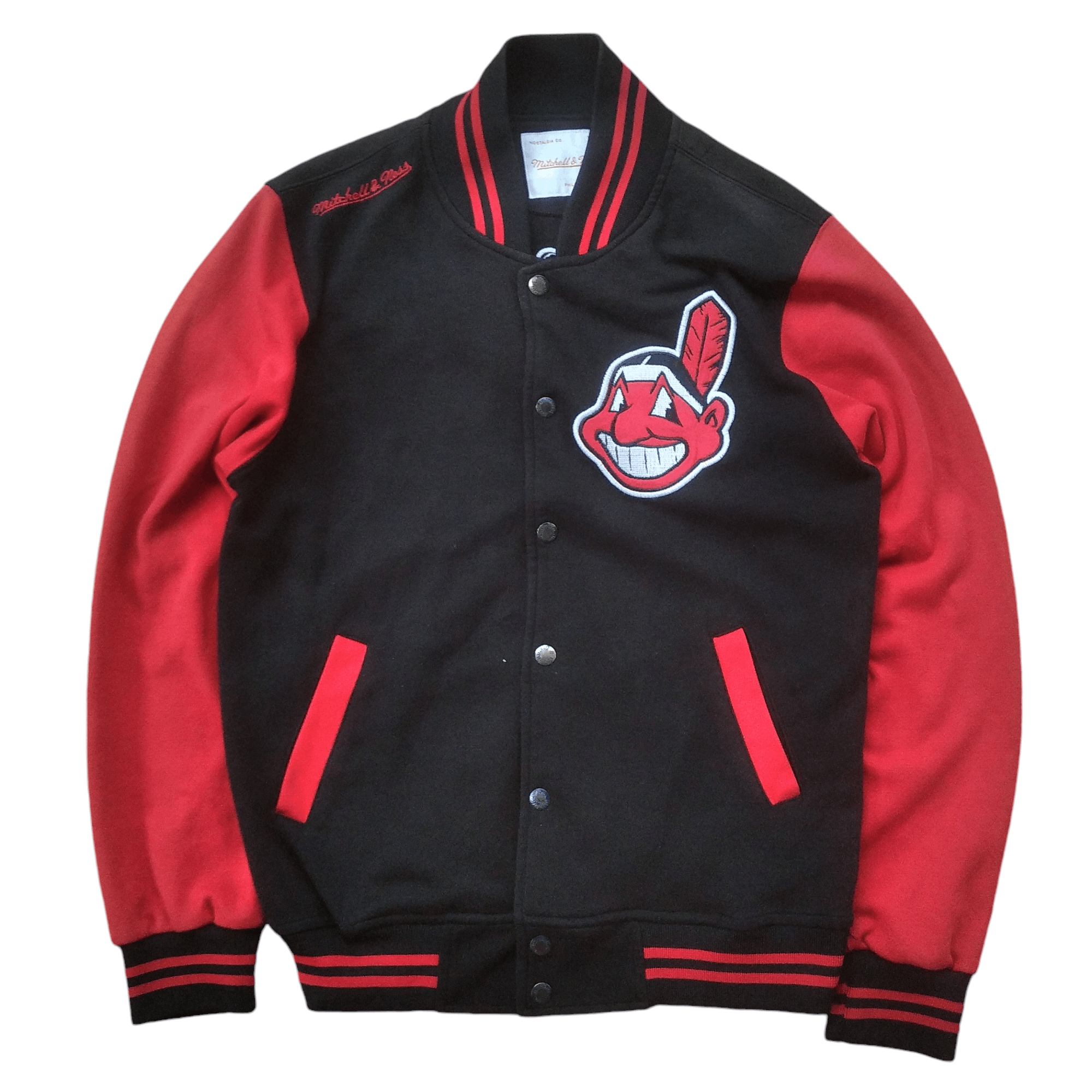 MLB × Mitchell & Ness × Vintage Varsity indians Mitchell & Ness vintage Size US S / EU 44-46 / 1 - 1 Thumbnail