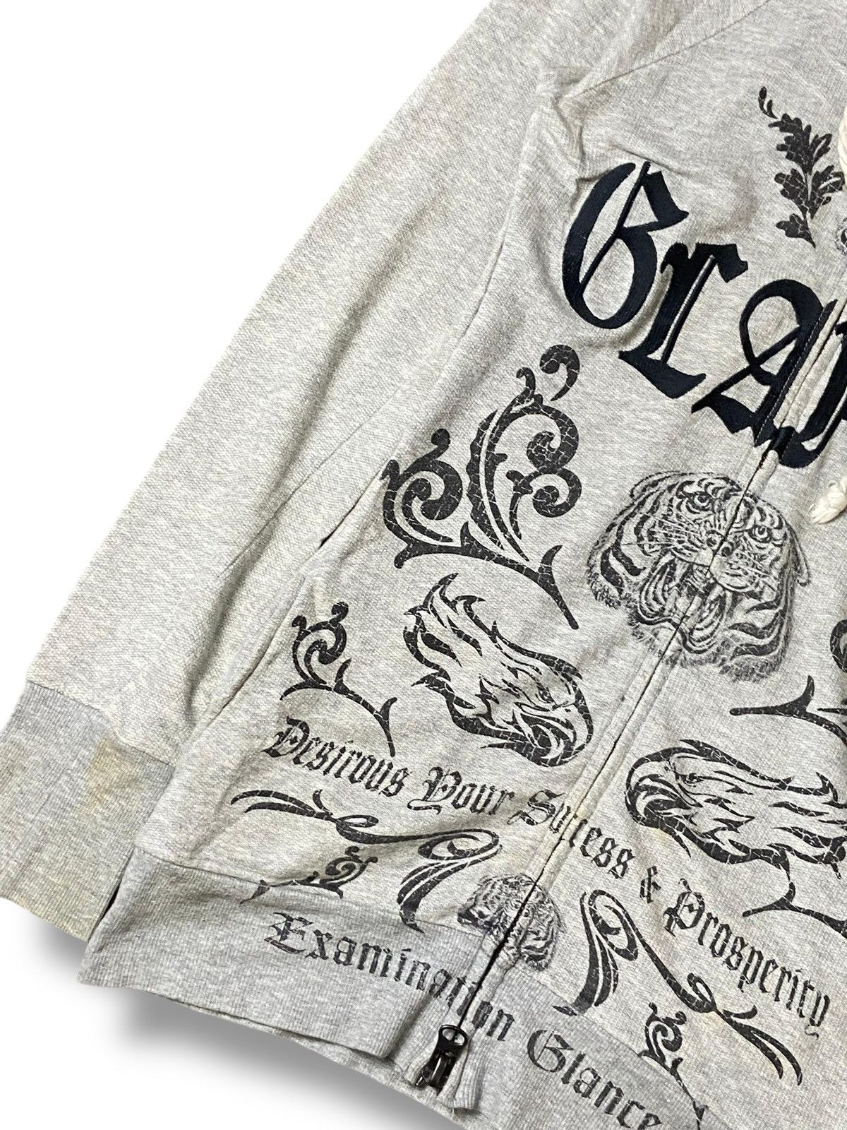 Japanese Brand × Seditionaries × Vintage GLAD NEWS Japanese Brand Gothic Zipper Hoodie Jacket (118) Size US XXS / EU 40 - 5 Thumbnail