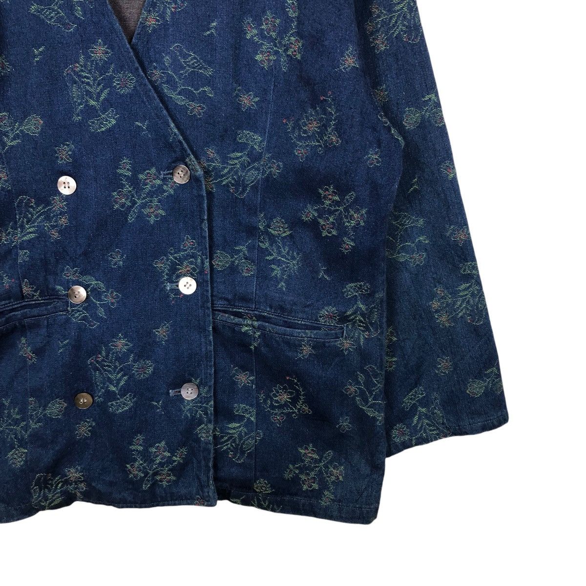 Japanese Brand 📌Vintage Indigo Denim Jacket Simple Life Size US M / EU 48-50 / 2 - 6 Thumbnail